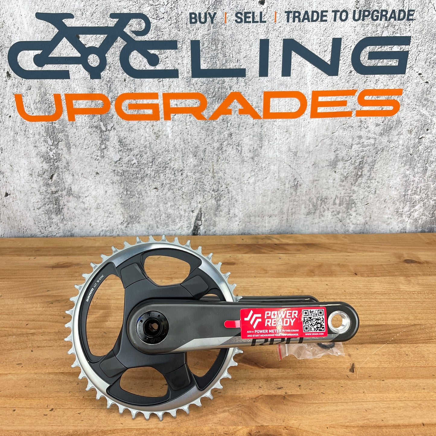 New! SRAM Red AXS DUB 170mm X-Sync 1X 42t 12-Speed Carbon Crankset 510g