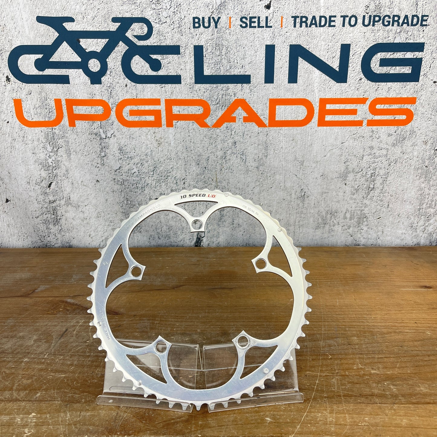 Campagnolo Brev 55t 10-Speed 5-Bolt 135 BCD Road Bike Single Chainring 102g