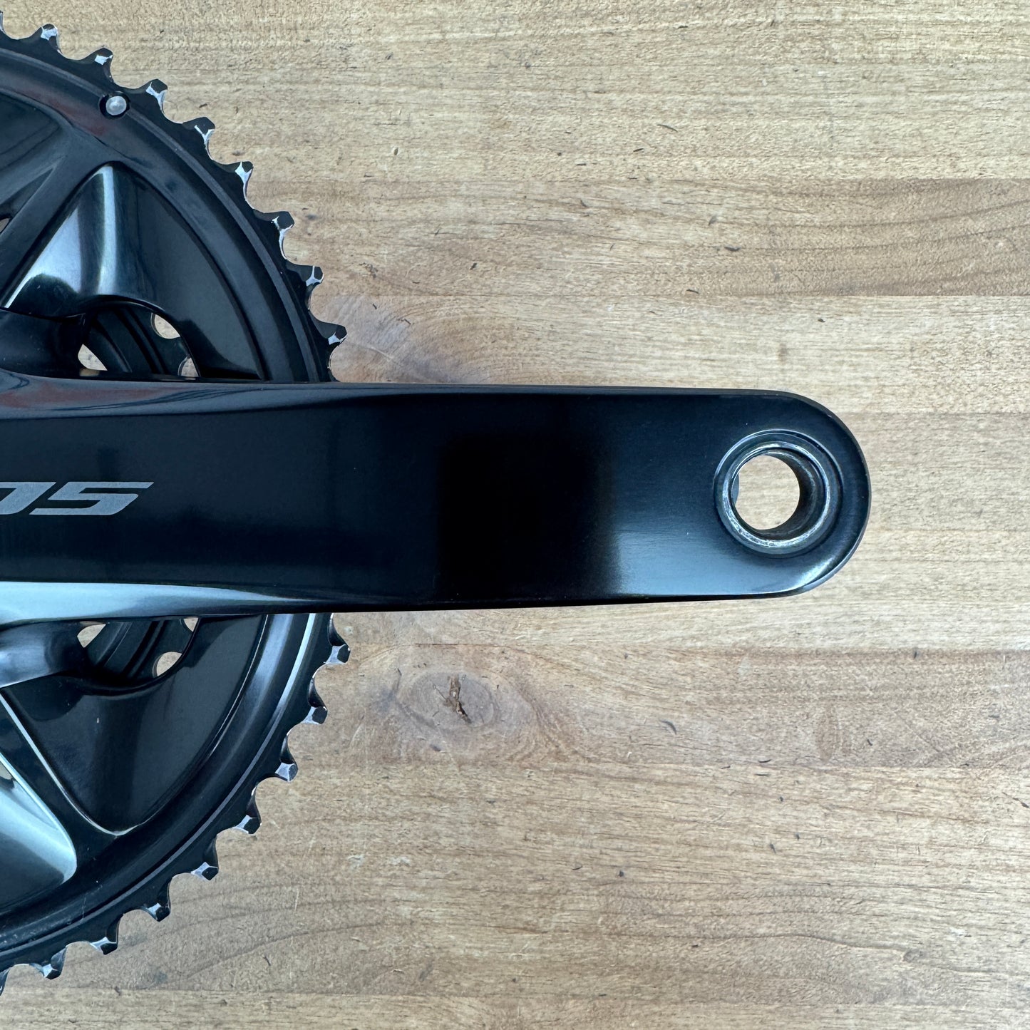 Low Mile Shimano 105 FC-R7100 175mm 50/34t 12-Speed Alloy Crankset w/ Chainrings