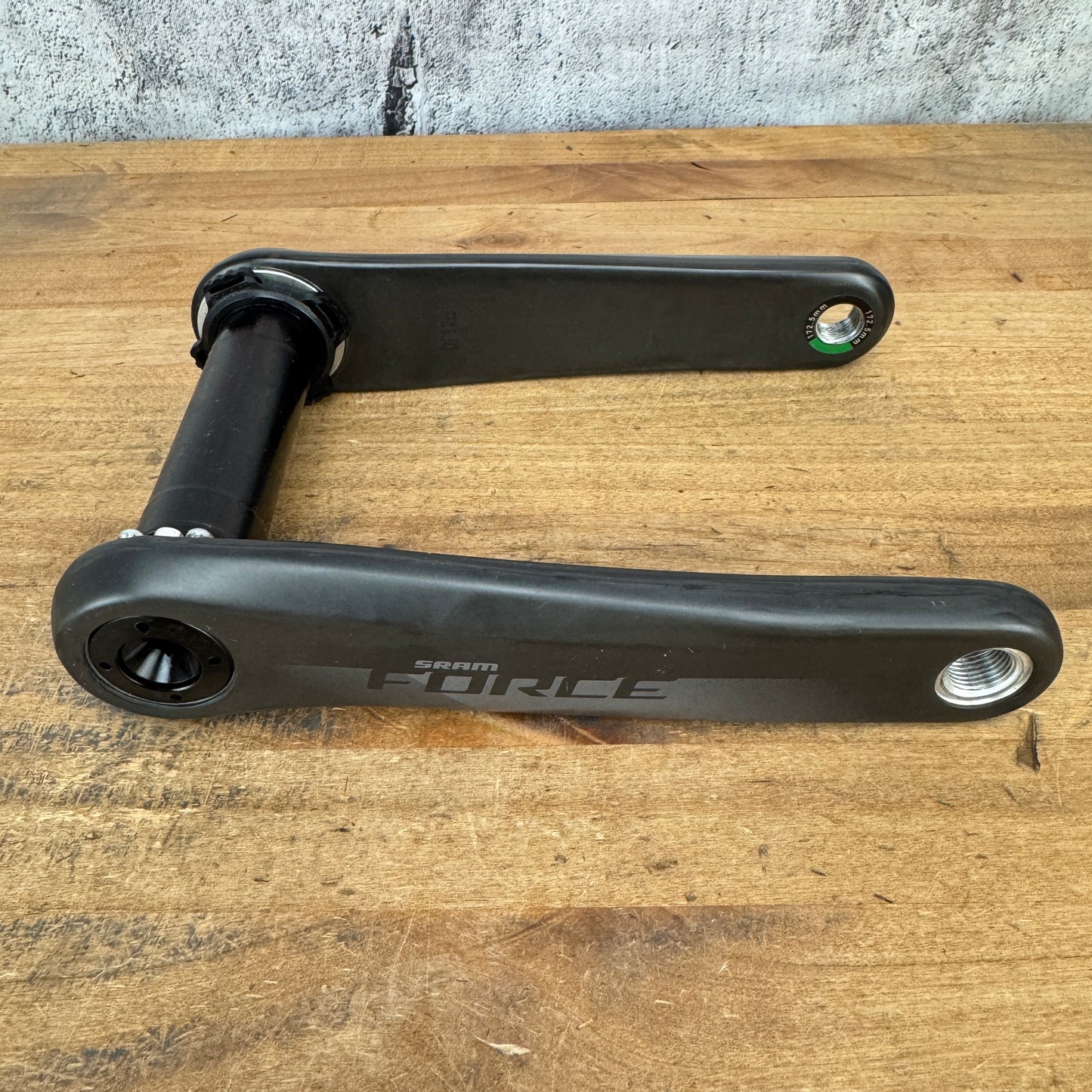 Low Mile SRAM Force AXS D1 172.5mm Carbon 8-Bolt Crankset Crank Arms DUB Spindle