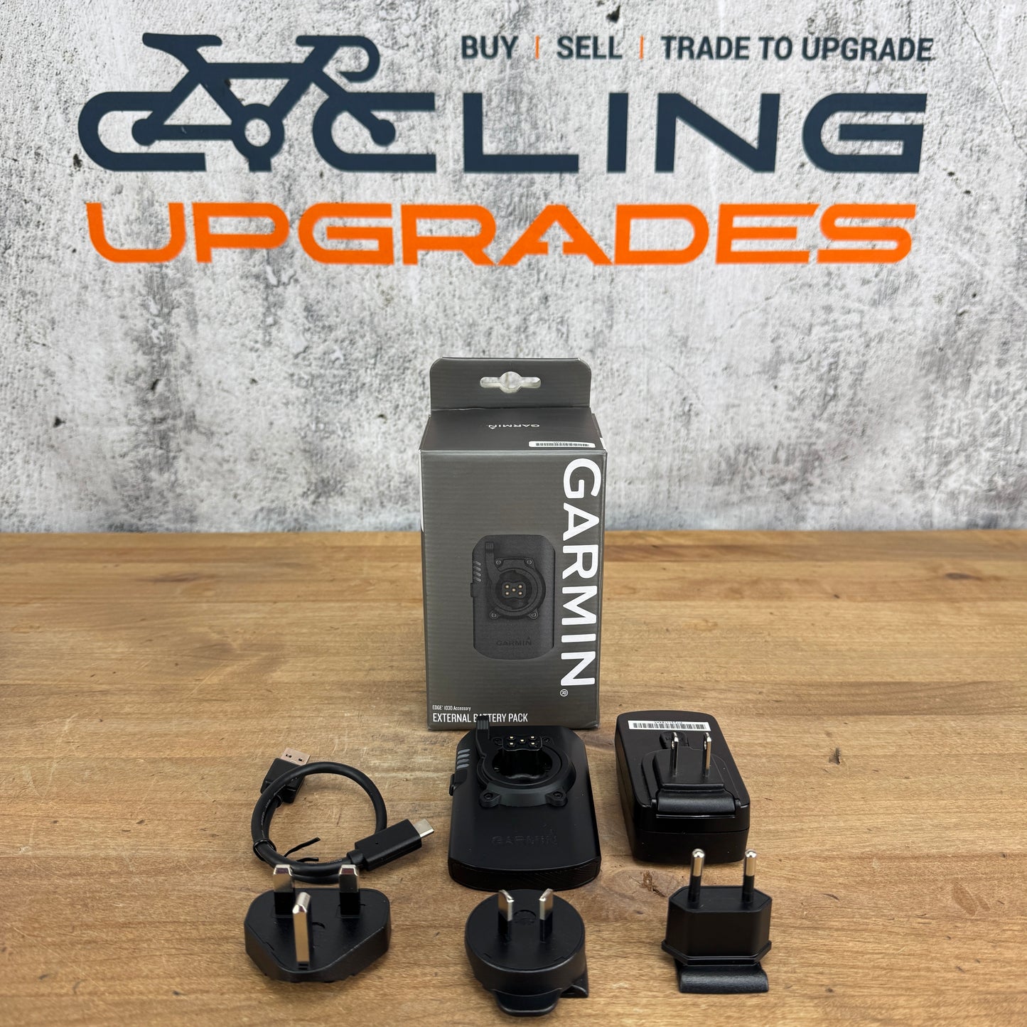 Light Wear! Garmin Charge Power Pack Edge Head Unit External Battery Pack 133g