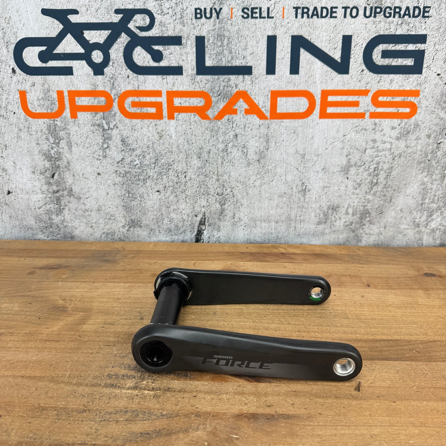 Low Mile SRAM Force AXS D1 172.5mm Carbon 8-Bolt Crankset Crank Arms DUB Spindle