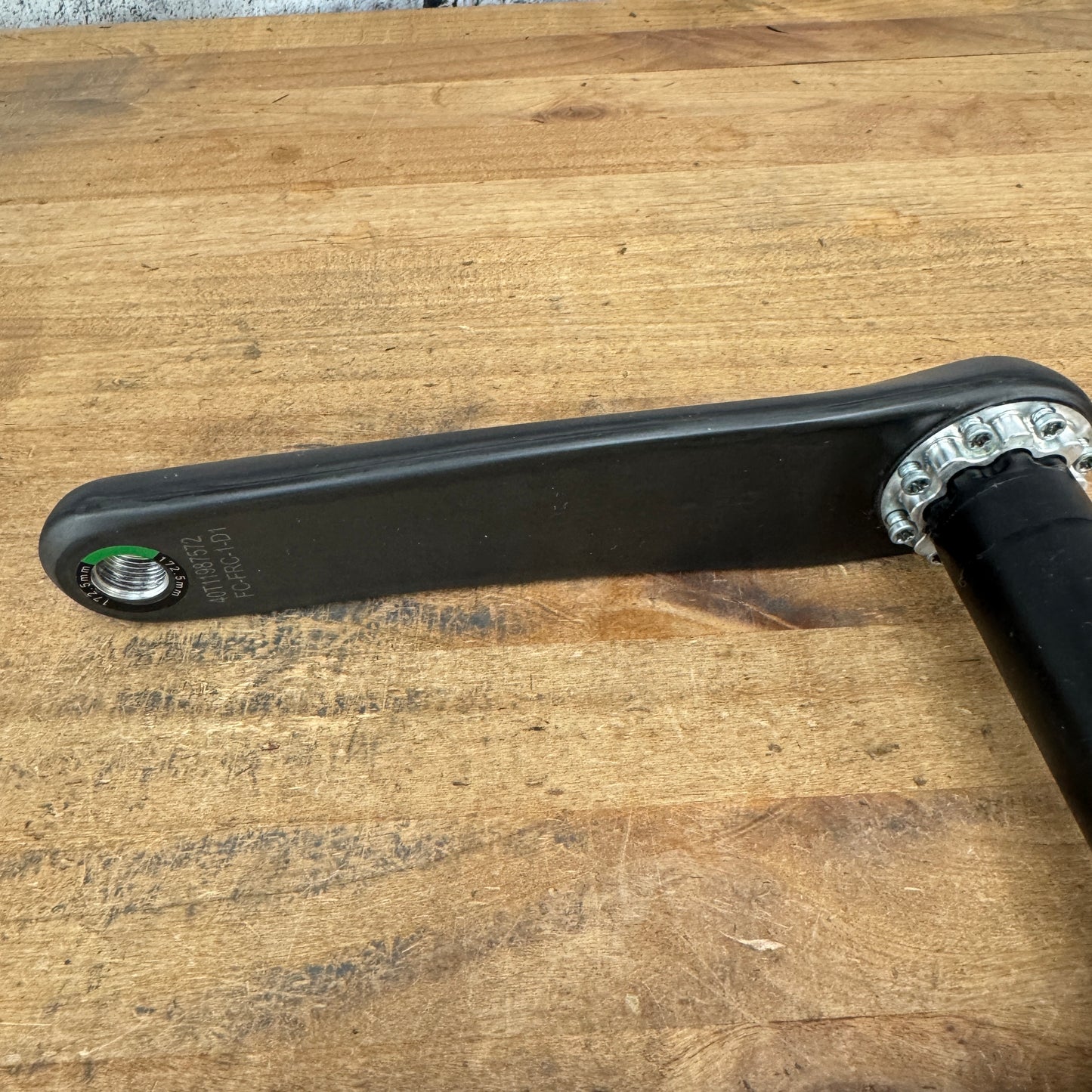 Low Mile SRAM Force AXS D1 172.5mm Carbon 8-Bolt Crankset Crank Arms DUB Spindle