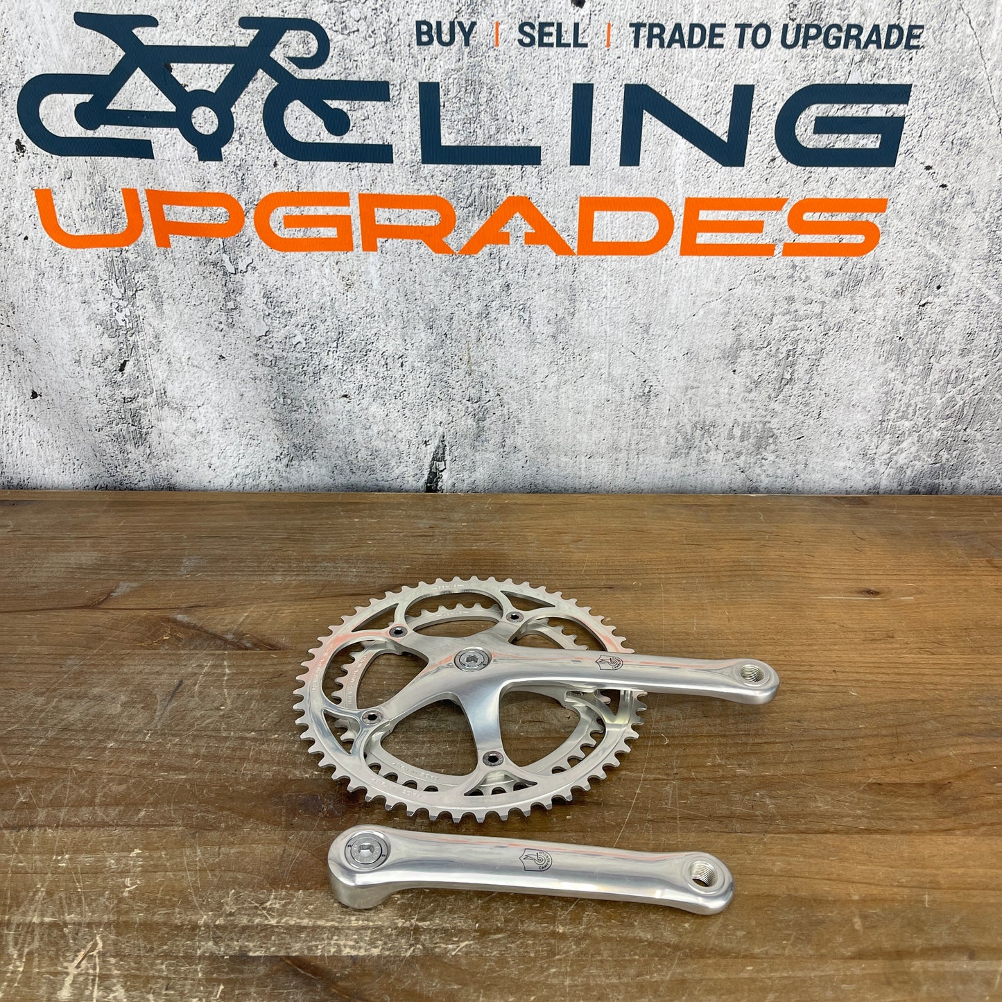 New Takeoff! Campagnolo C-Record Alloy 170mm 53/42t Square Taper Crankset