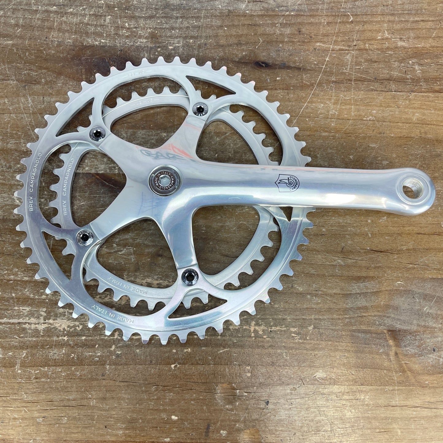 New Takeoff! Campagnolo C-Record Alloy 170mm 53/42t Square Taper Crankset