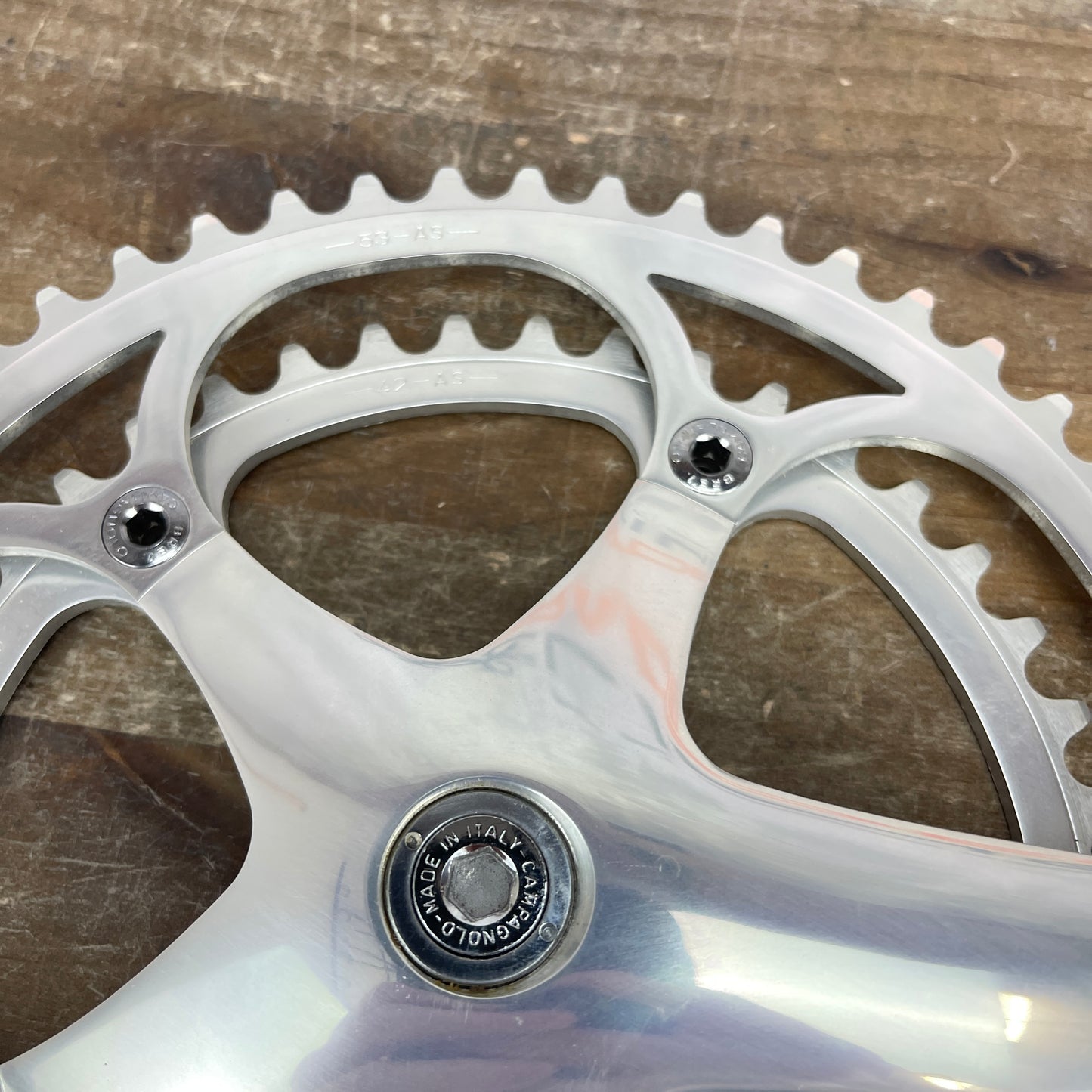New Takeoff! Campagnolo C-Record Alloy 170mm 53/42t Square Taper Crankset