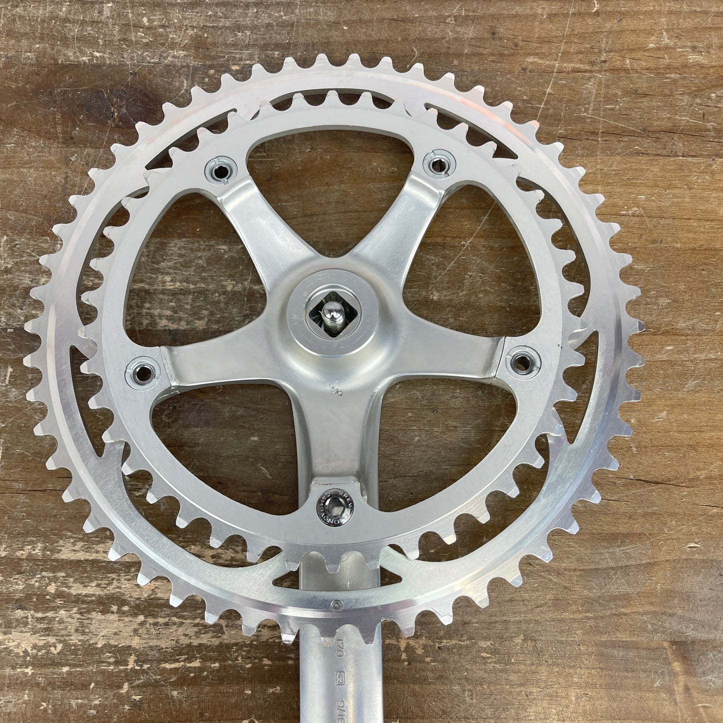New Takeoff! Campagnolo C-Record Alloy 170mm 53/42t Square Taper Crankset