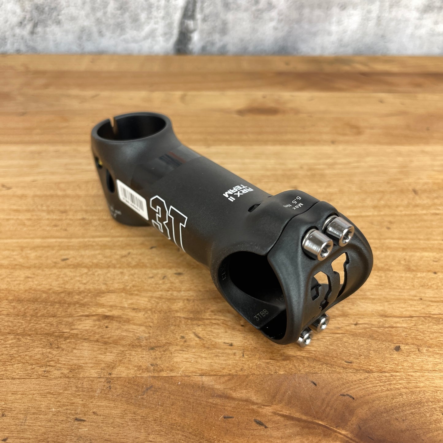 New! 3T ARX II Team Stealth 90mm ±6 Degree 31.8mm Black Alloy Bike Stem 130g
