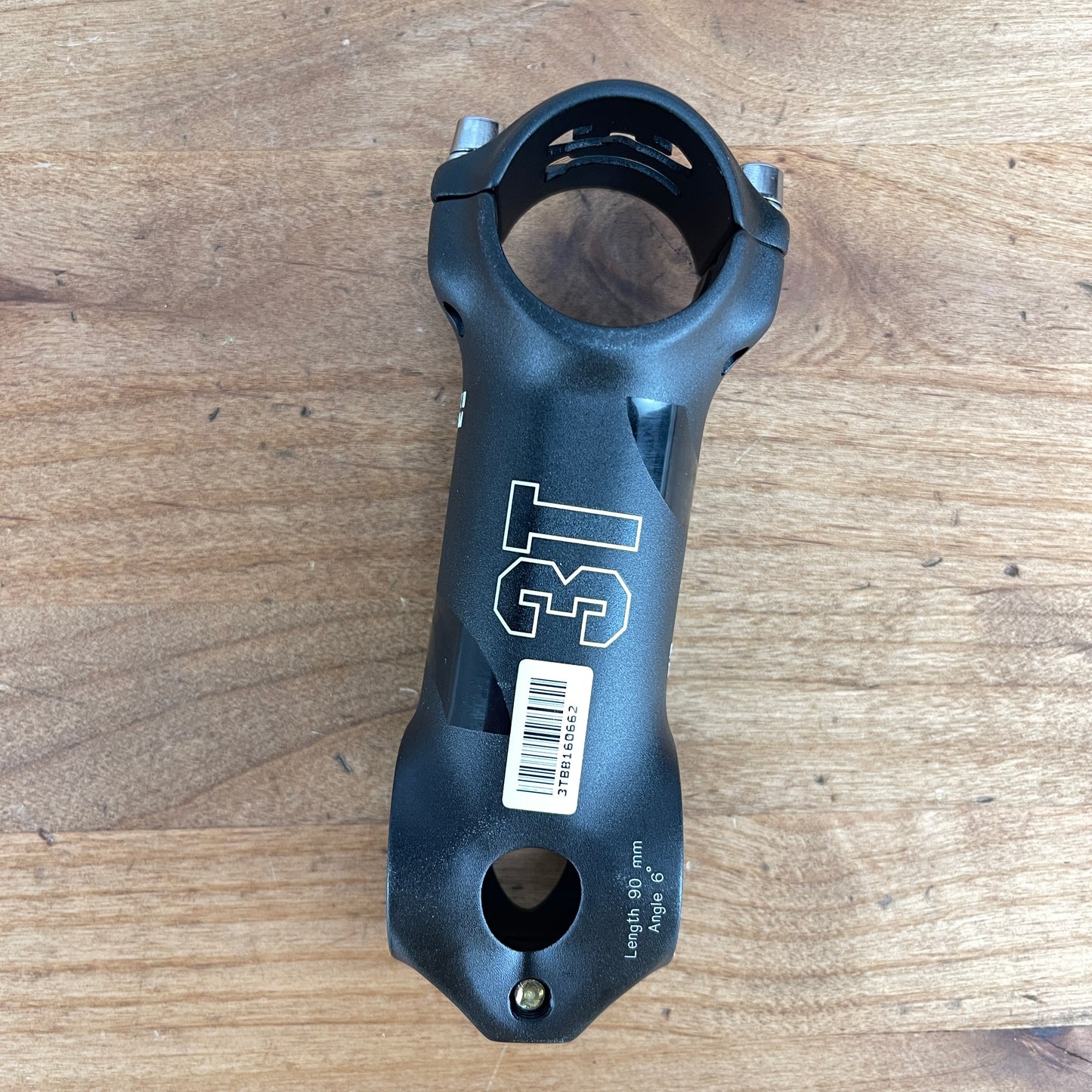 New! 3T ARX II Team Stealth 90mm ±6 Degree 31.8mm Black Alloy Bike Stem 130g