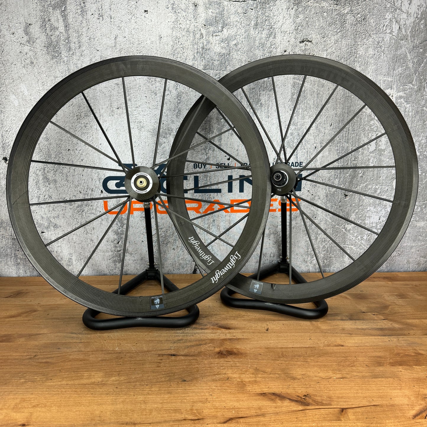 Lightweight Meilenstein Gen IV 16/20 Carbon Clincher Wheelset 700c Rim Brake 1231g