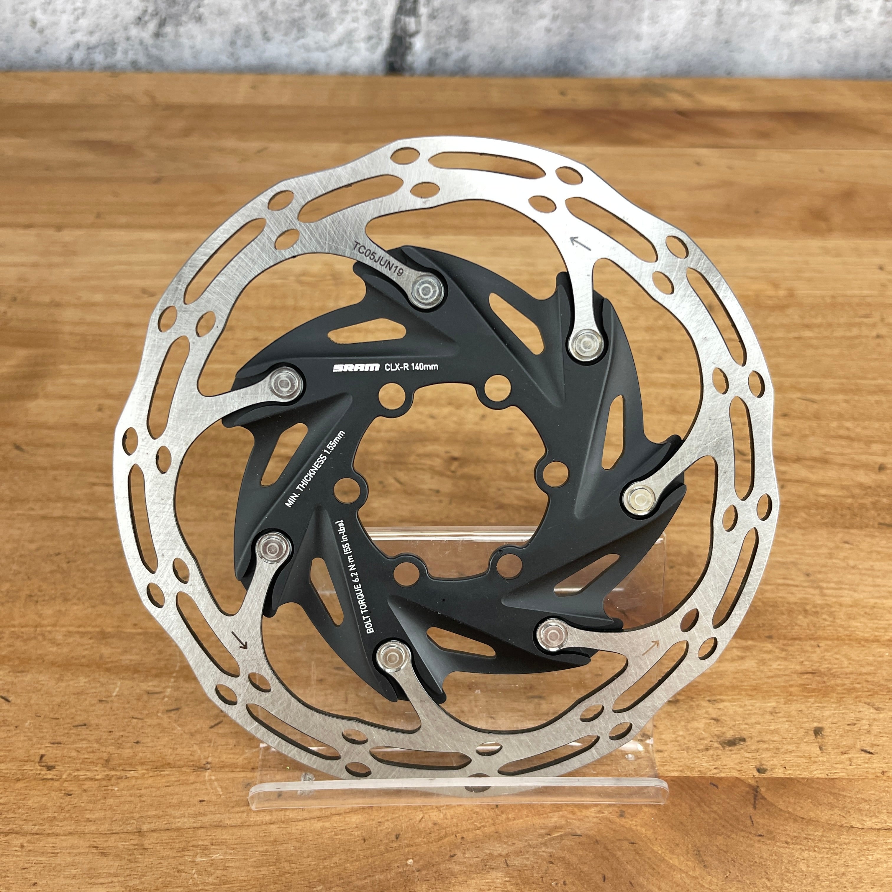 New! Single SRAM CLX-R Centerline XR 140mm 6-bolt Disc Brake Bike