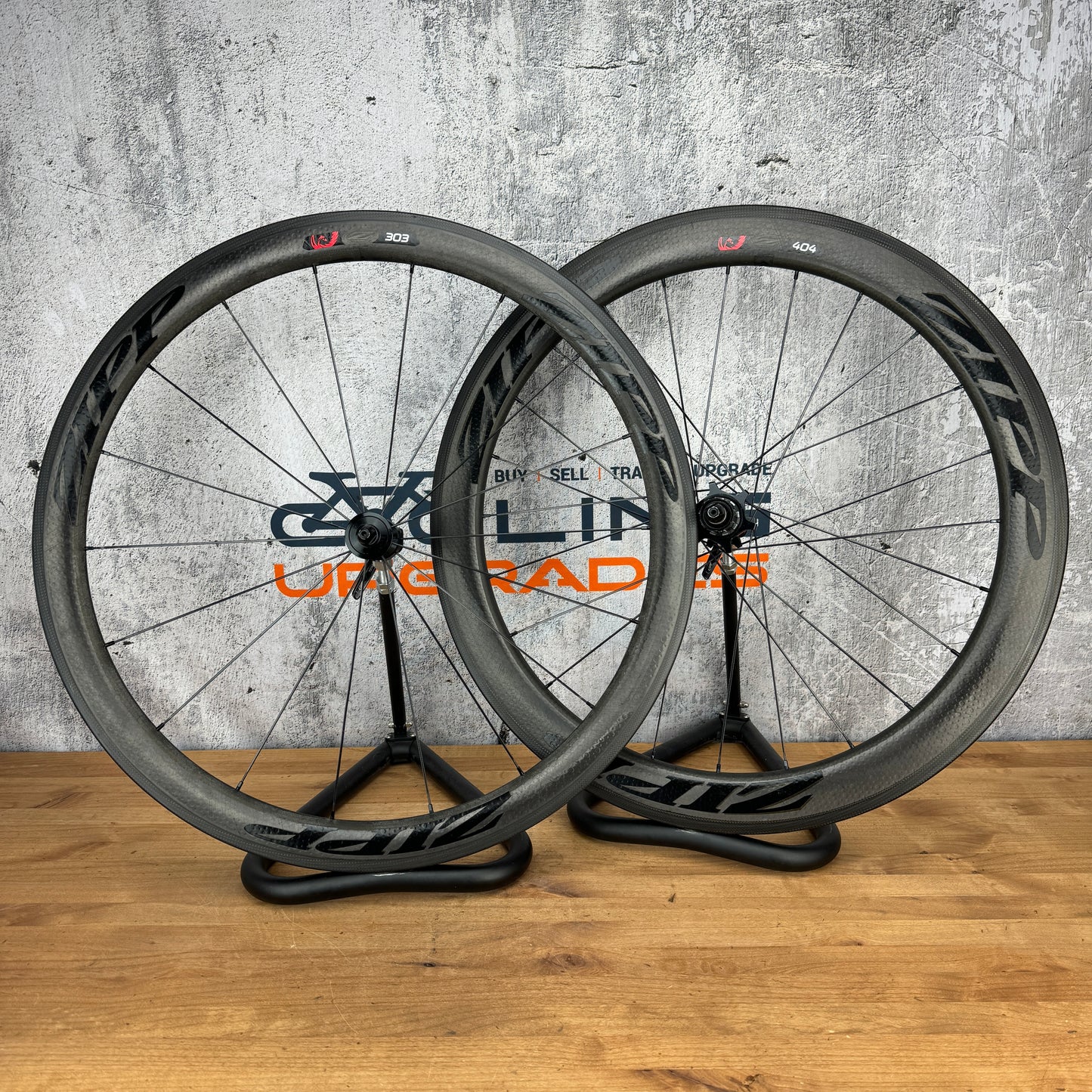 2017 Zipp 303/404 Firecrest Carbon Clincher Wheelset 700c Rim Brake 77/177 1661g
