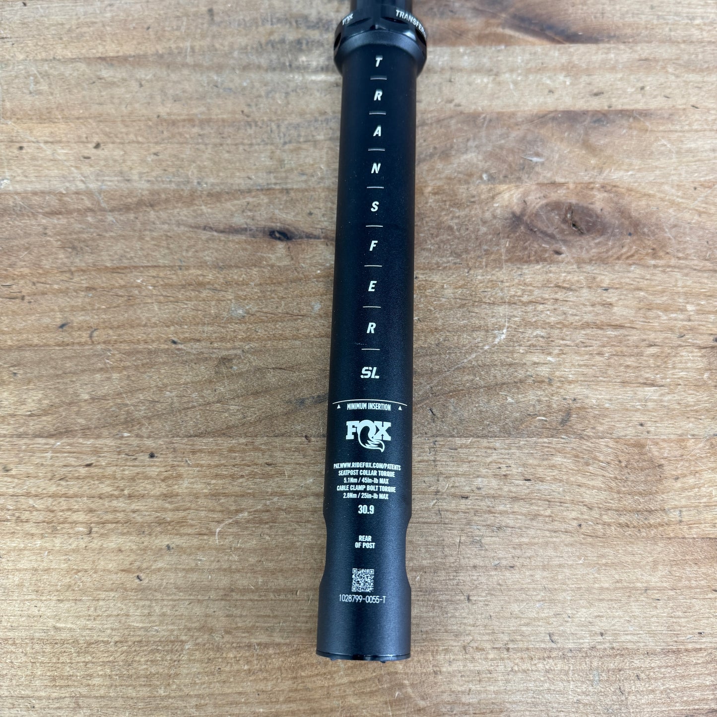 2022 Fox Transfer SL Performance 100mm Travel 30.9mm Dropper Seatpost