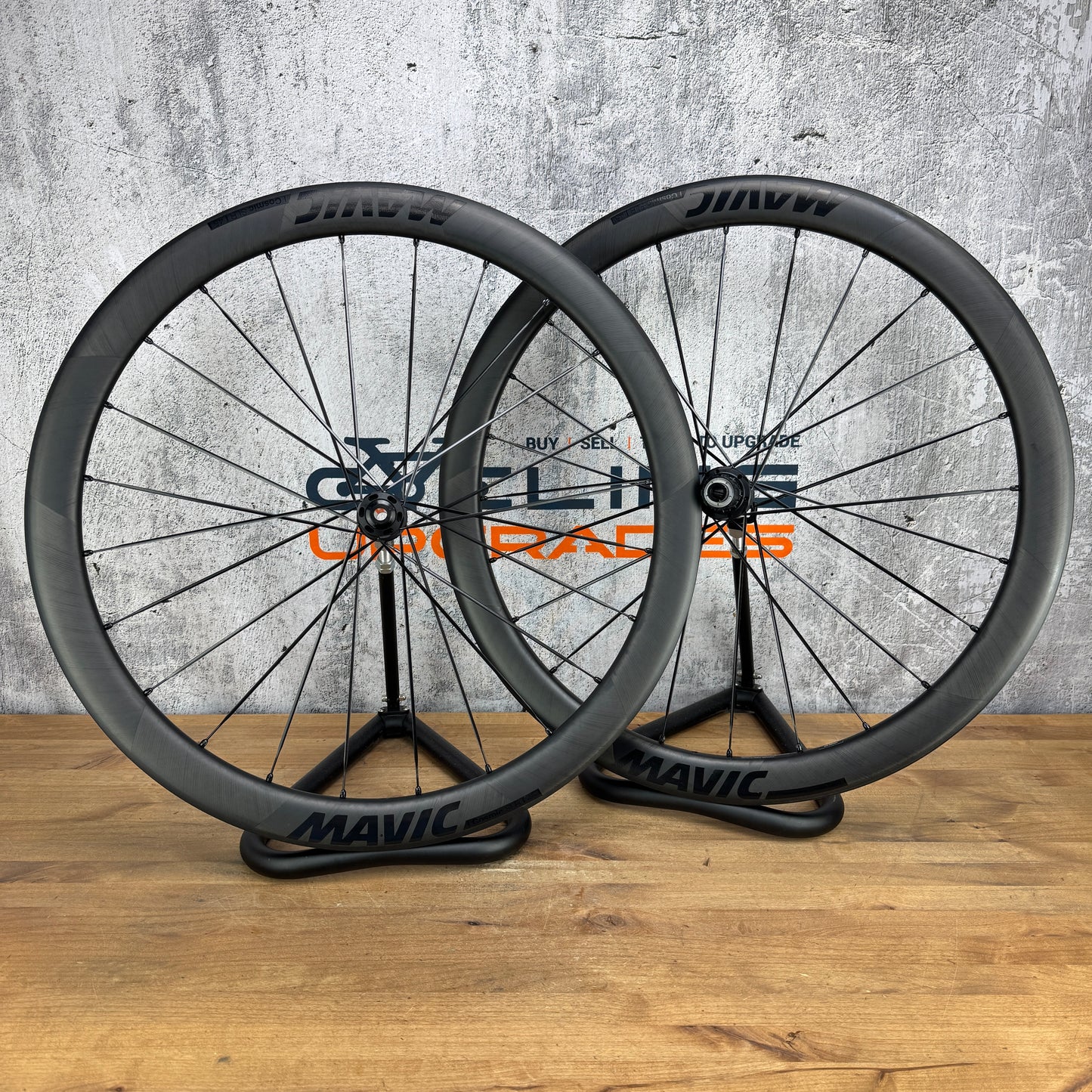 Mint! Mavic Cosmic SLR 45 Carbon Tubeless Disc Brake Wheelset 700c Ceramic 1484g