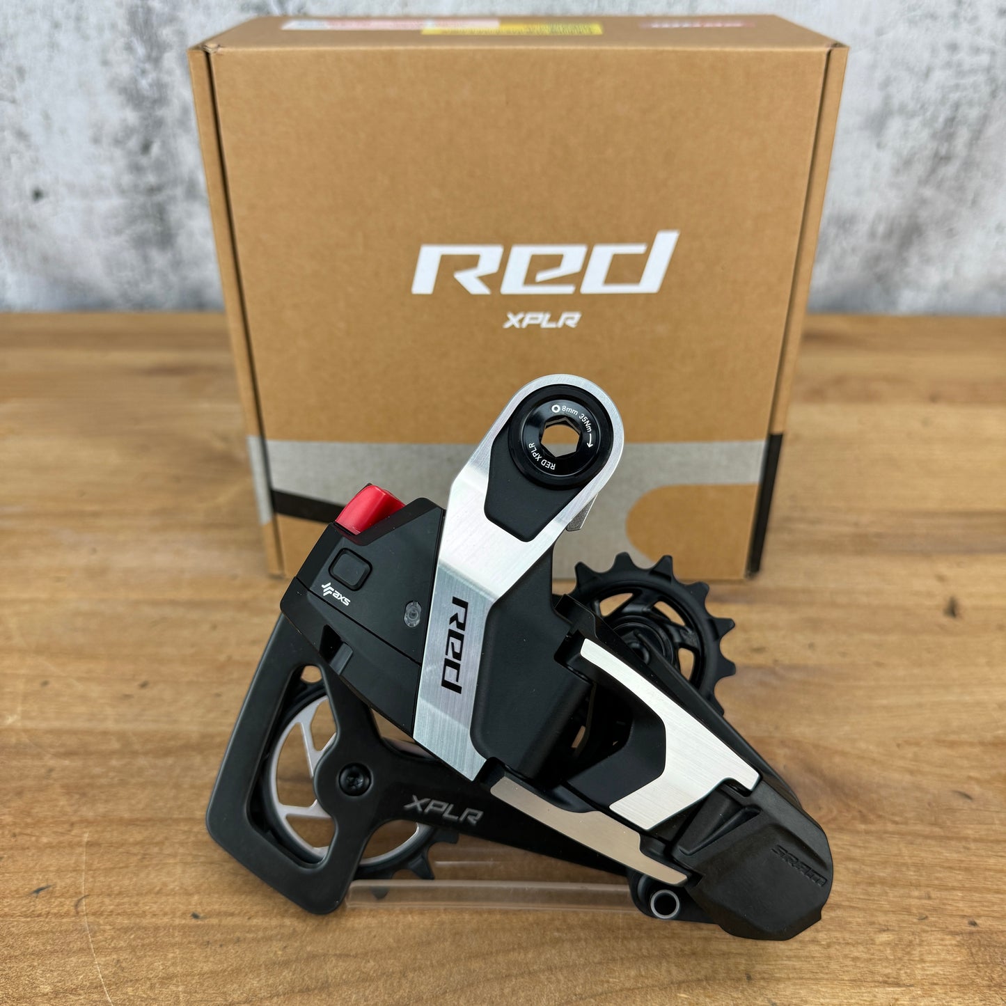 New! SRAM Red AXS XPLR E1 MAX 46t 13-Speed Bike Rear Derailleur 379g No Battery