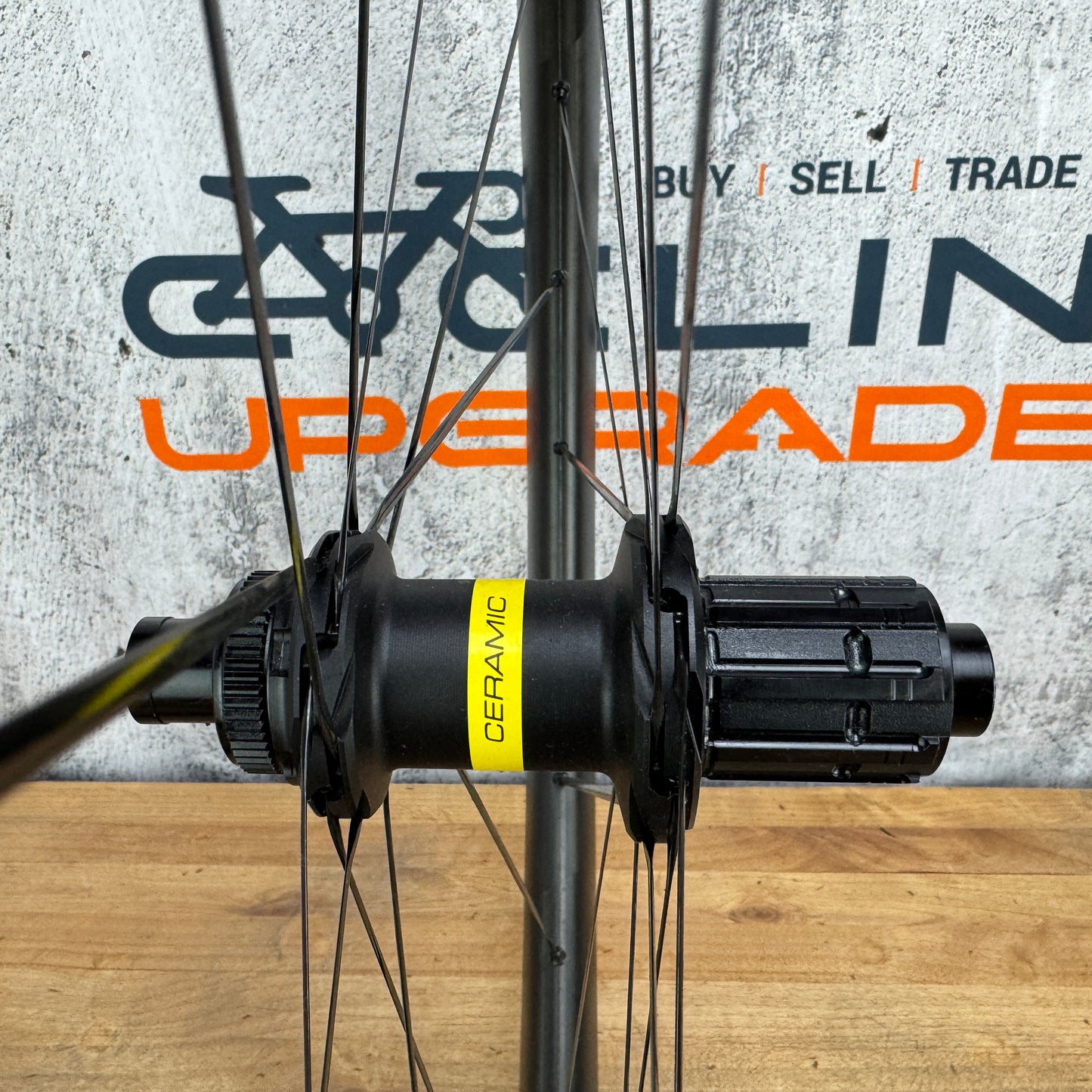 Mint! Mavic Cosmic SLR 45 Carbon Tubeless Disc Brake Wheelset 700c Ceramic 1484g
