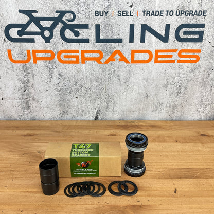 New! Wheels Manufacturing T47-OUT-30 Outboard 30mm Spindles Bottom Bracket