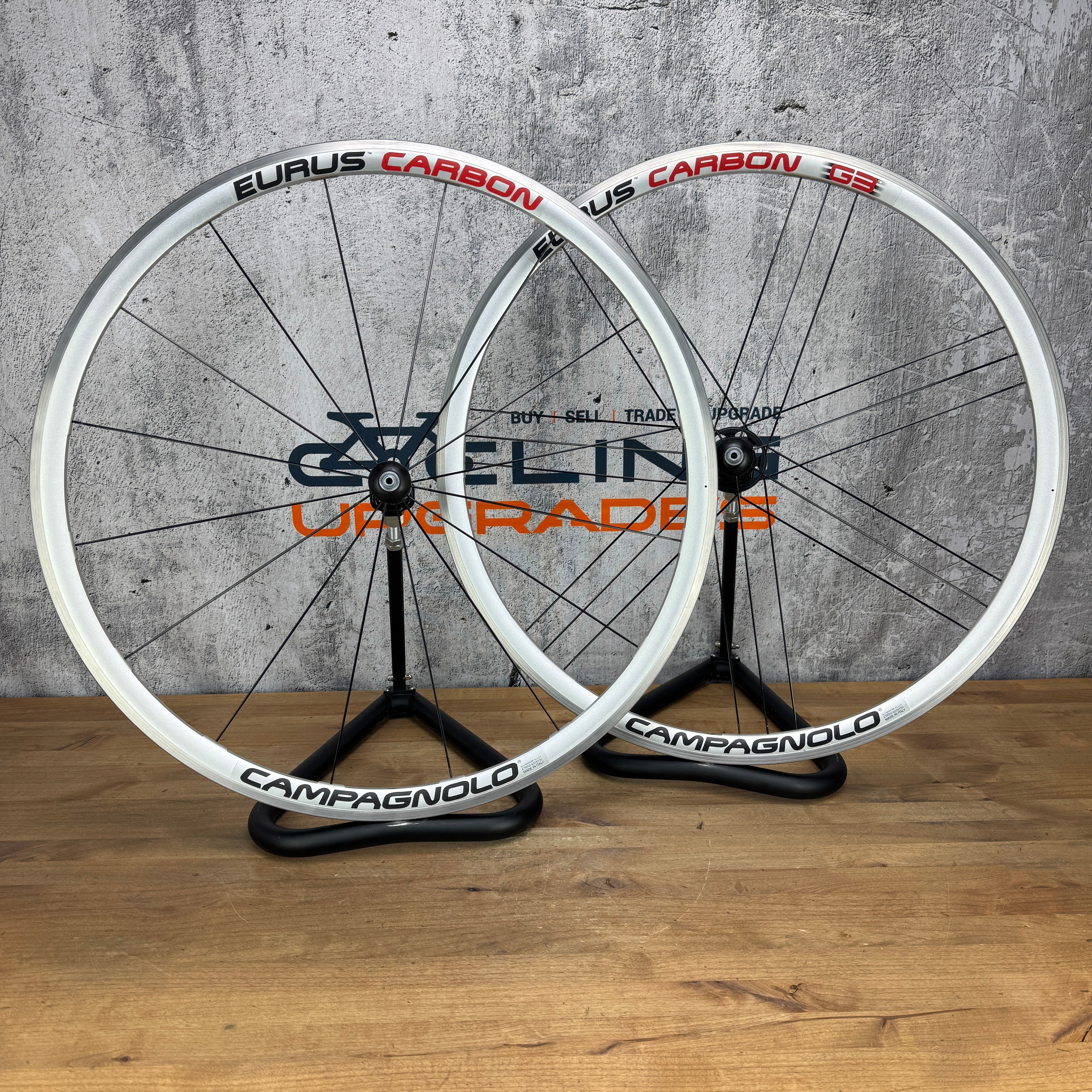 Campagnolo Eurus Carbon G3 WH4-EUCRC Alloy Clincher Wheelset 700c