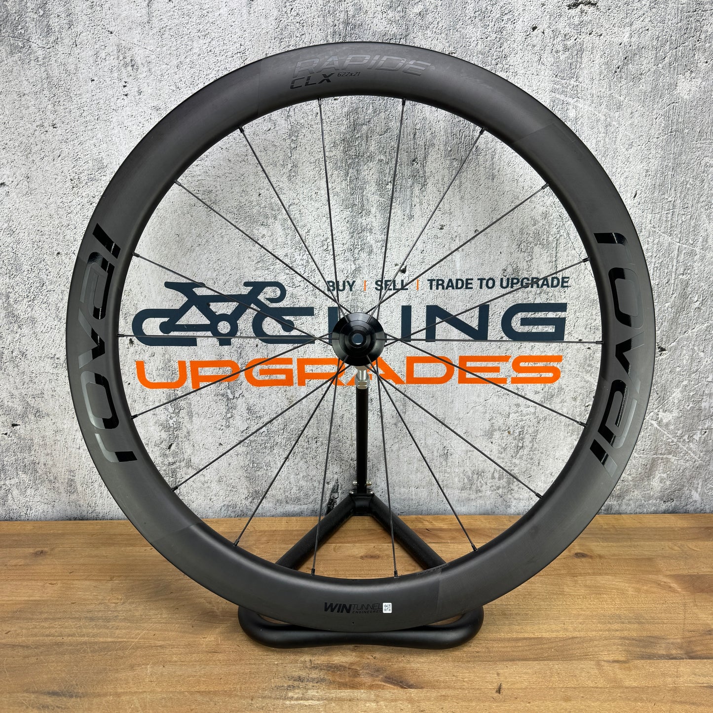 Roval Rapide CLX Carbon Clincher Disc Brake Front Wheel 700c 666g