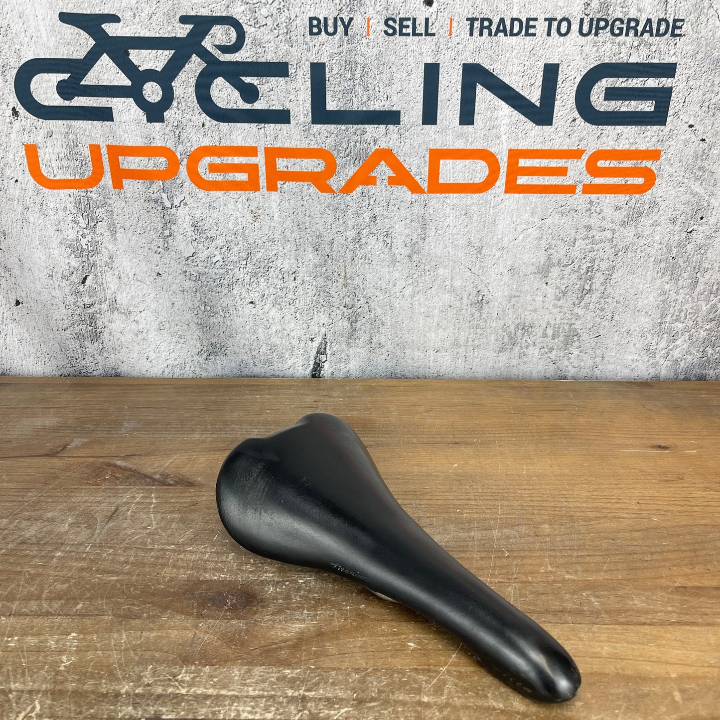 1987 Selle Italia Flite 7x7mm Titanium Rails 140mm Road Bike Saddle 221g