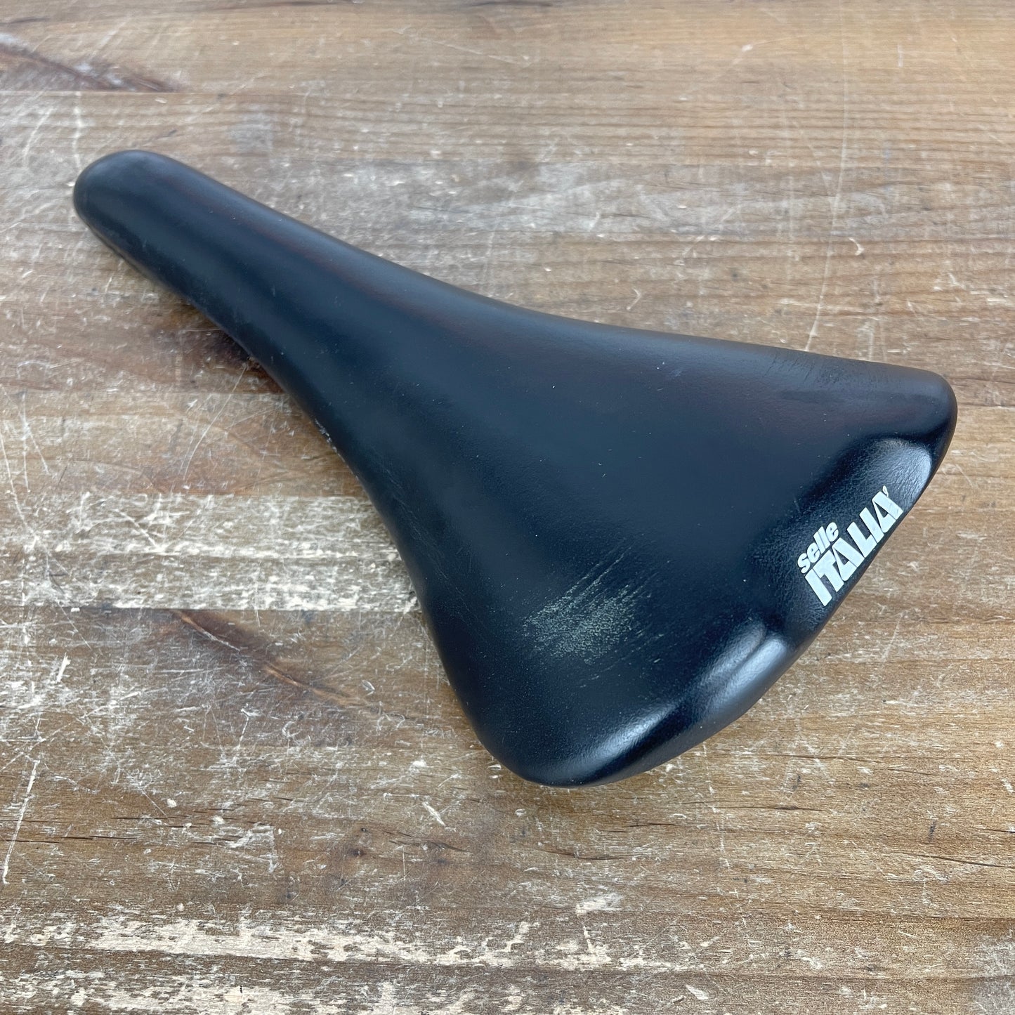 1987 Selle Italia Flite 7x7mm Titanium Rails 140mm Road Bike Saddle 221g