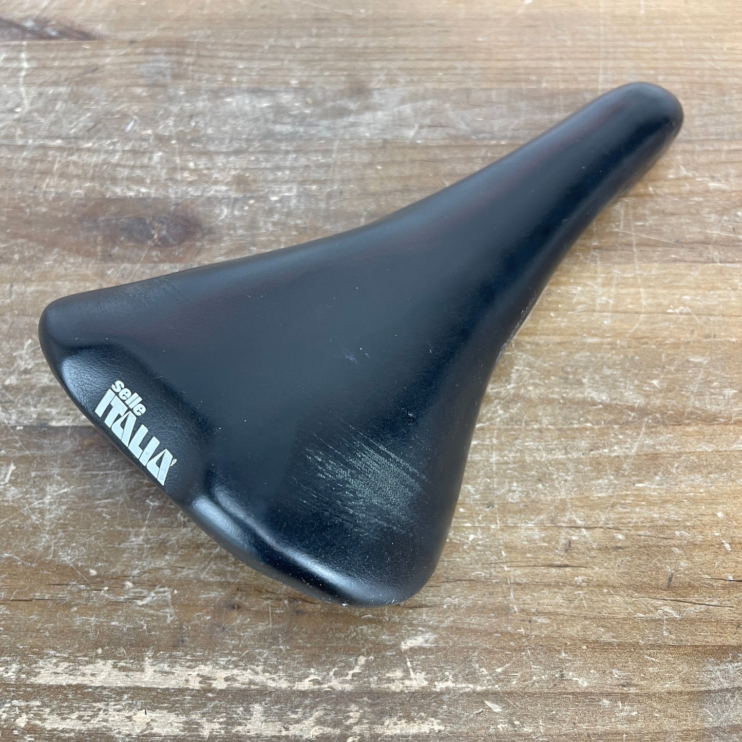 1987 Selle Italia Flite 7x7mm Titanium Rails 140mm Road Bike Saddle 221g