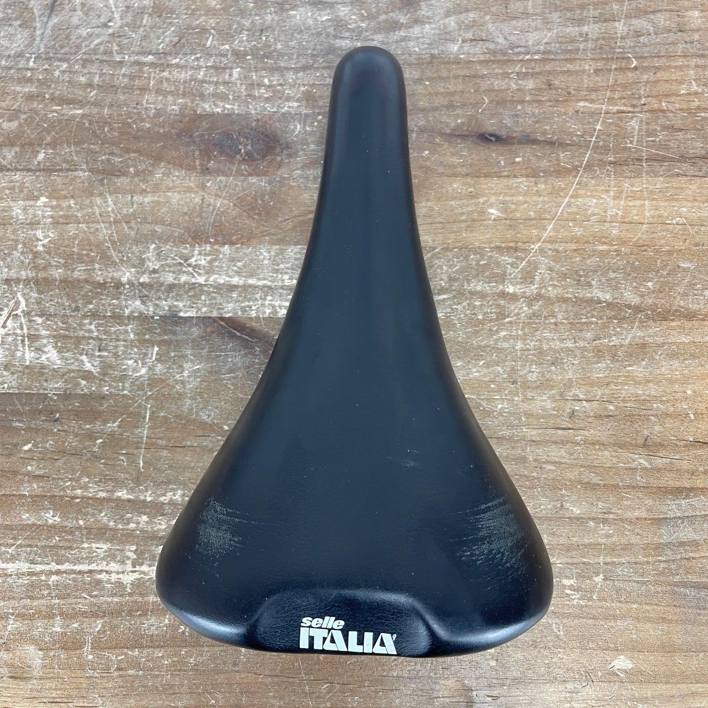 1987 Selle Italia Flite 7x7mm Titanium Rails 140mm Road Bike Saddle 221g