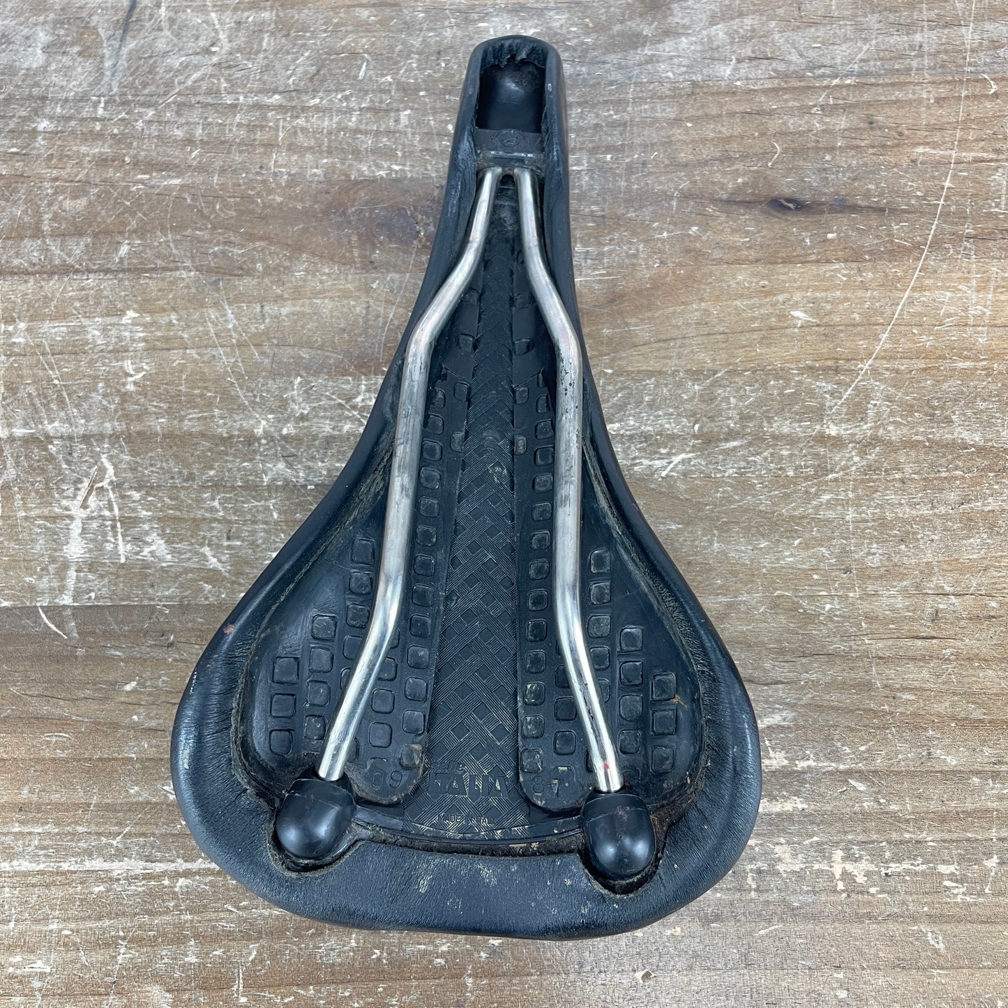 1987 Selle Italia Flite 7x7mm Titanium Rails 140mm Road Bike Saddle 221g