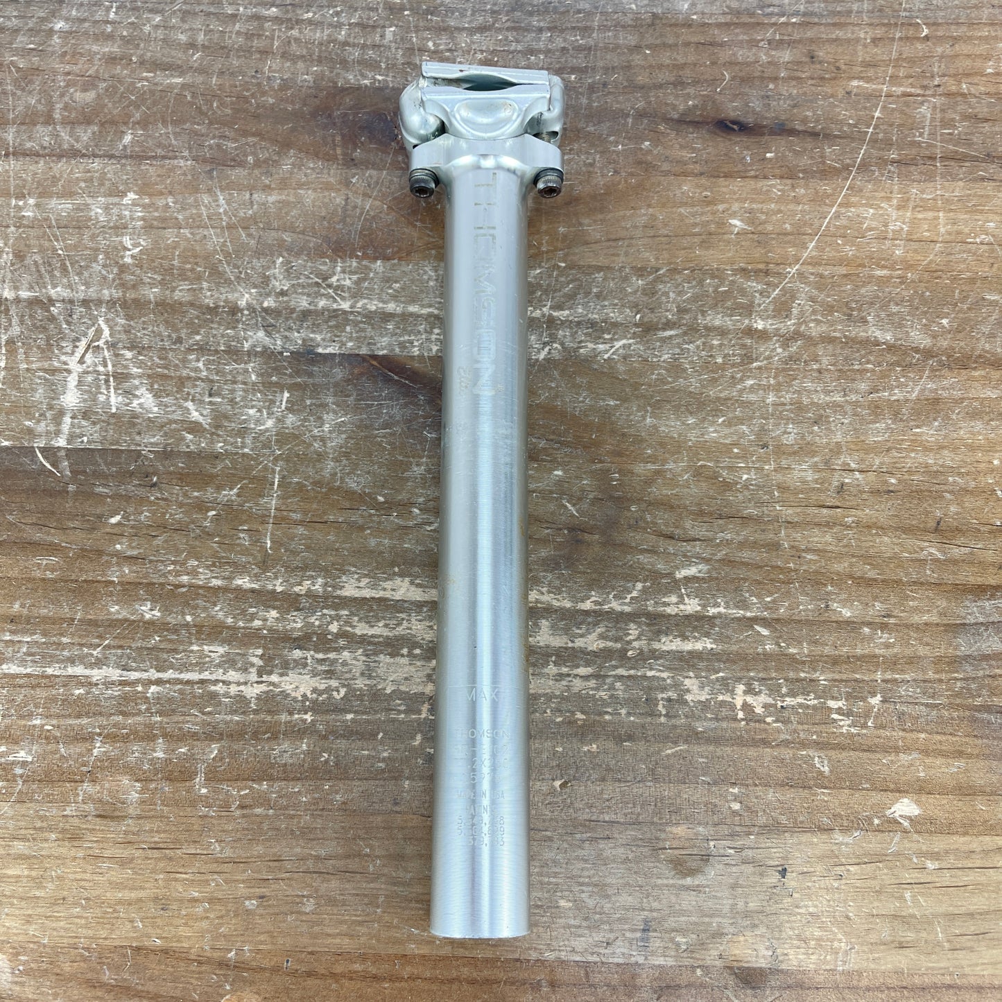 Thomson Elite 27.2mm x 250mm Alloy Road Bike Seatpost 195g Zero Setback