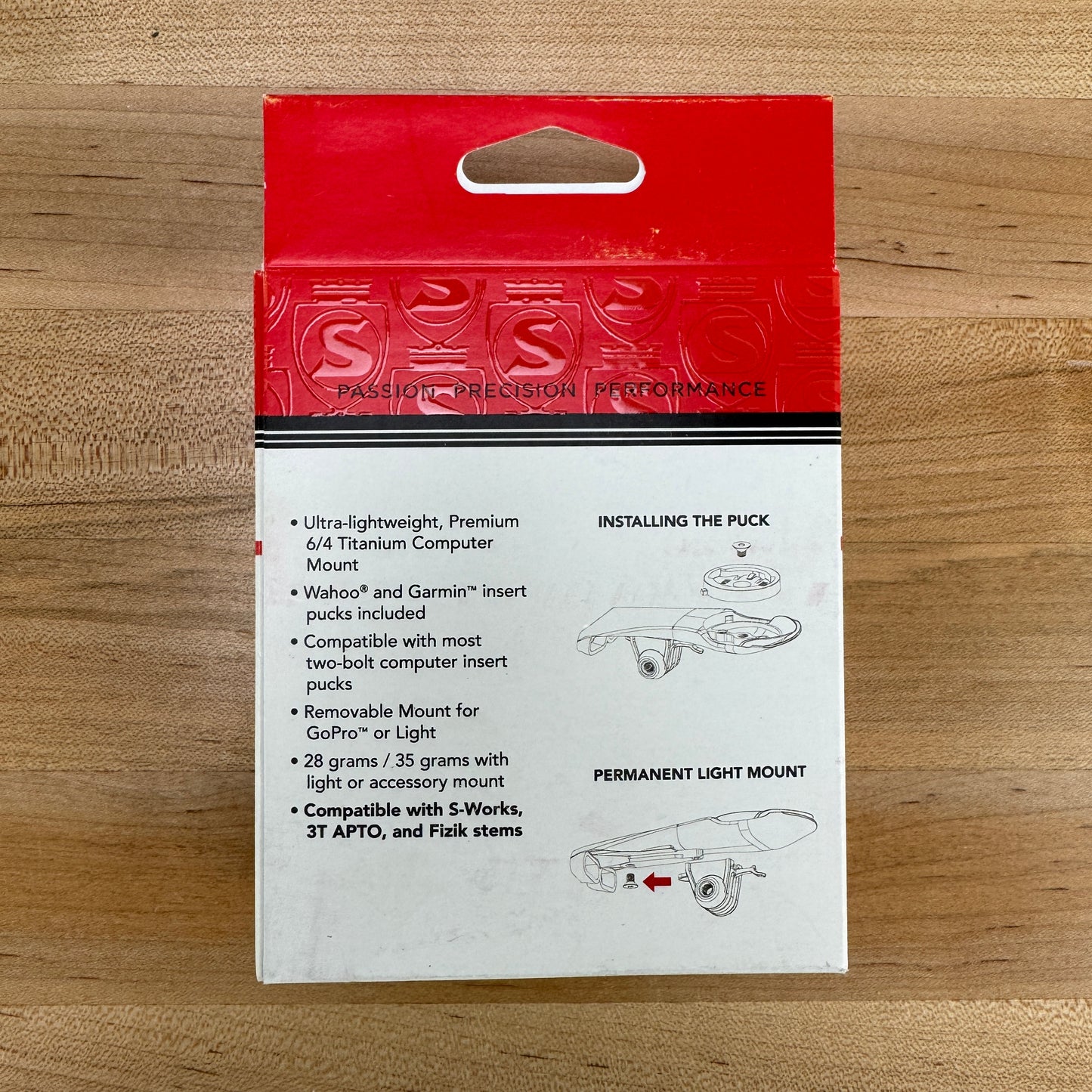 Silca Chisela Titanium Computer Mount for S-Works, 3T, Fizik Stems