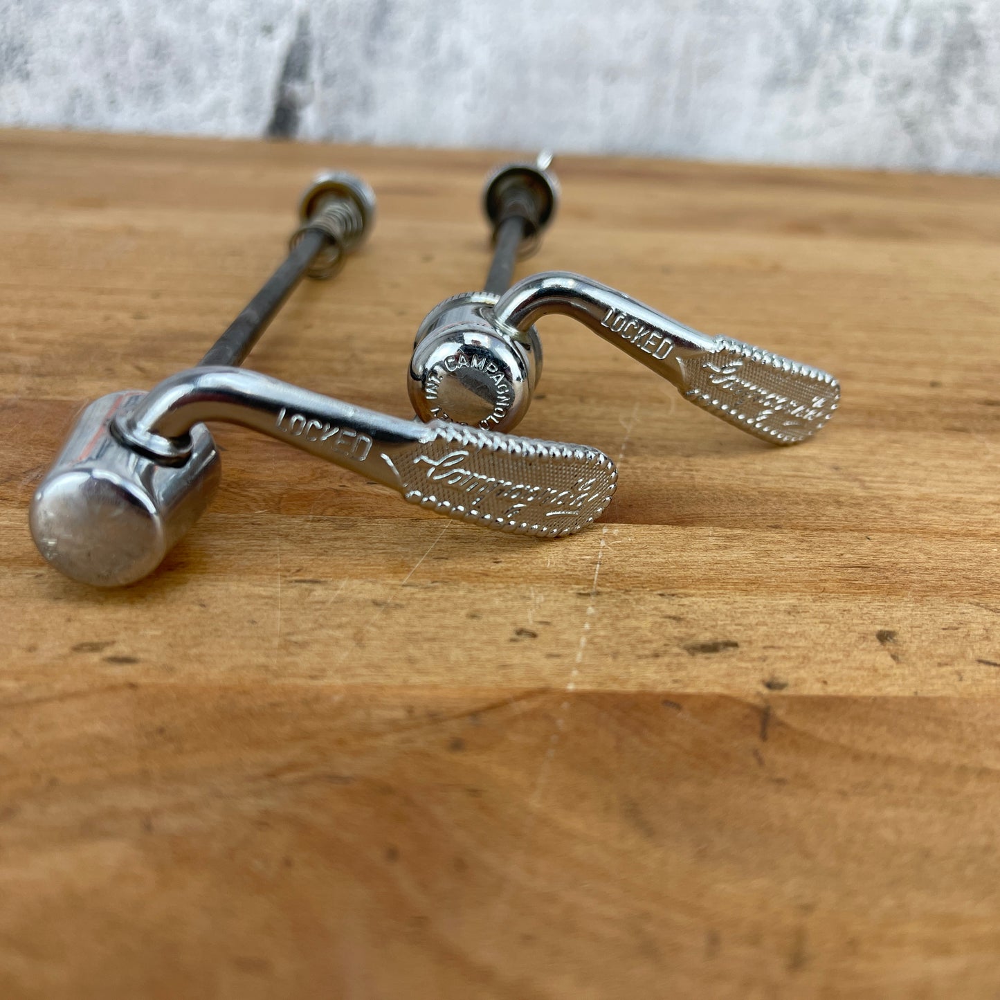 New Take-off! Vintage Campagnolo Brev Quick Release Skewers 100/130mm