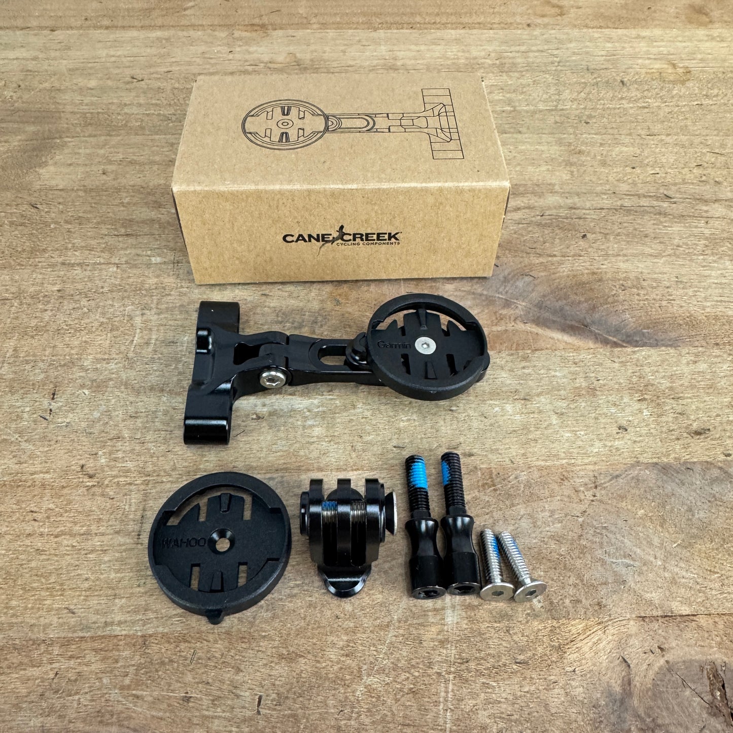 New! Cane Creek Bike Cycling Computer Mount w/ Accessory Mount Black BAH0050