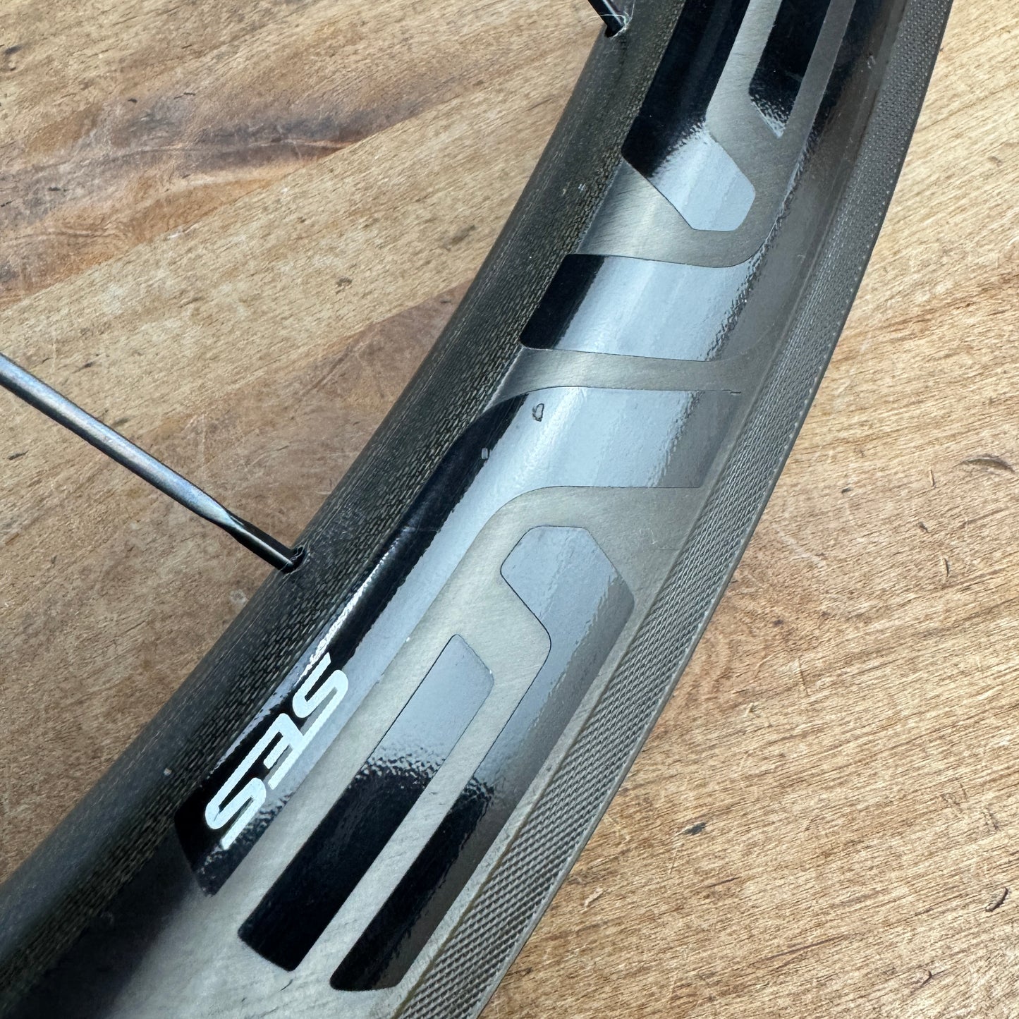 Enve SES 3.4 Carbon Textured Rim Brake Clincher DT 350 Wheelset 700c 1607g