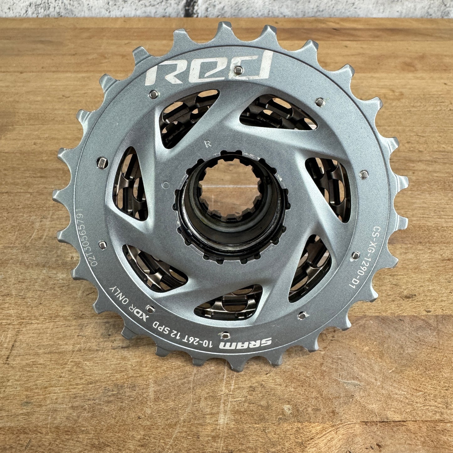 SRAM Red AXS XG-1290 10-26t D1 12-Speed "Light Wear" Bike Cassette 176g