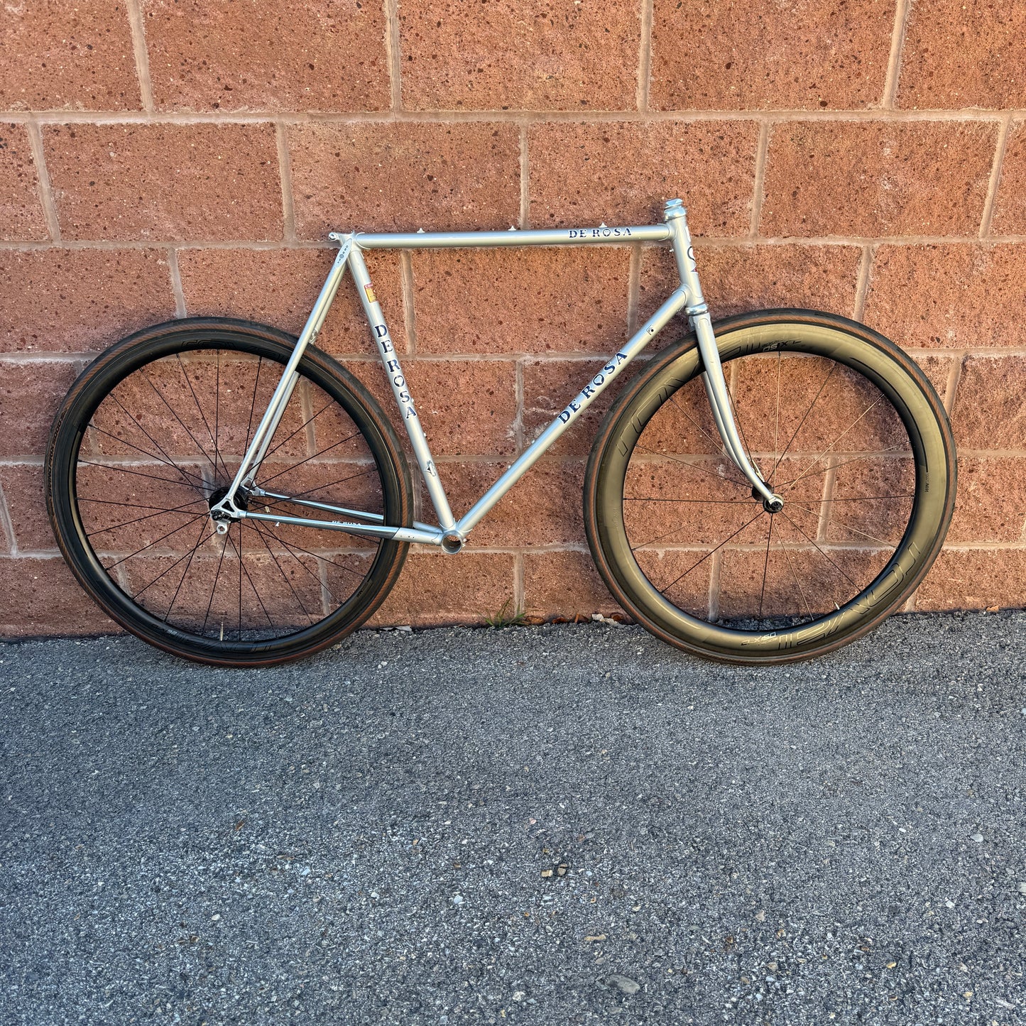 De Rosa Professional SLX 56x56cm Columbus Steel Silver Frameset 700c 2982g