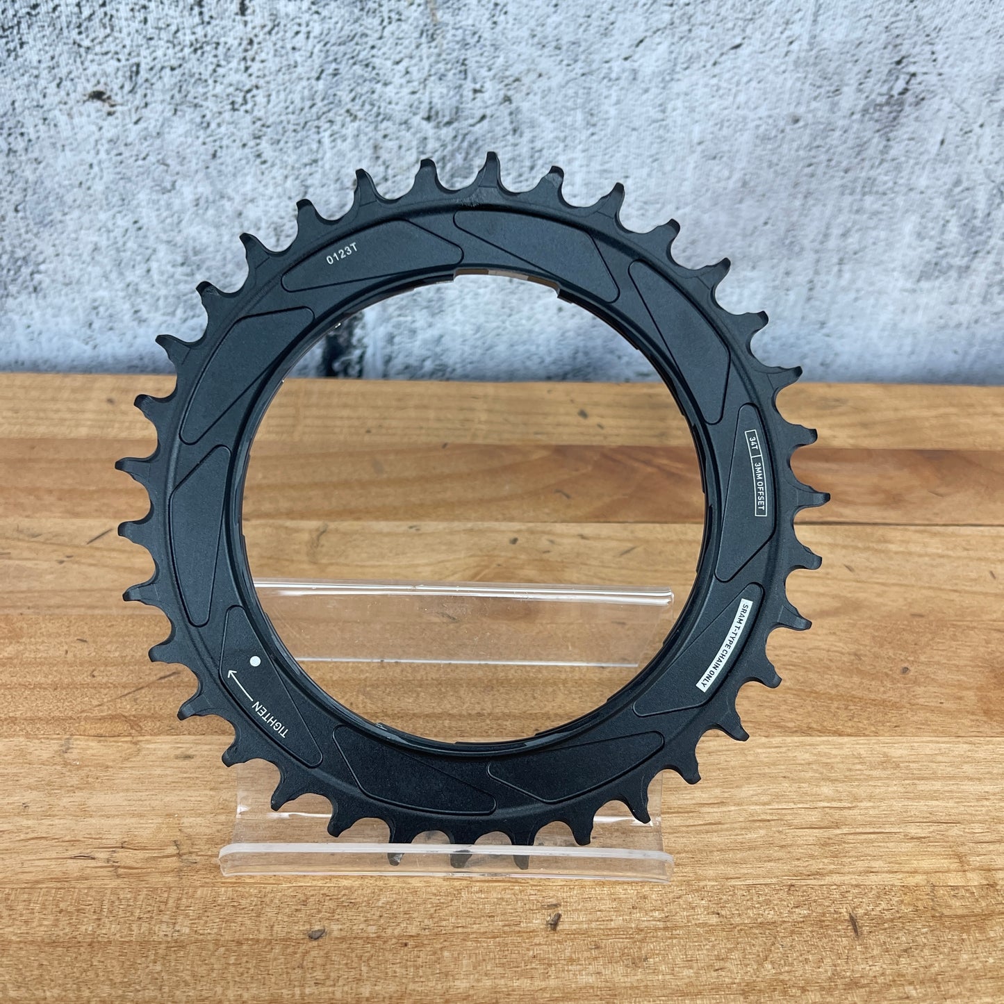 New Takeoff! SRAM XX SL T-Type Eagle 34t 3mm Offset Thread Mount Chainring