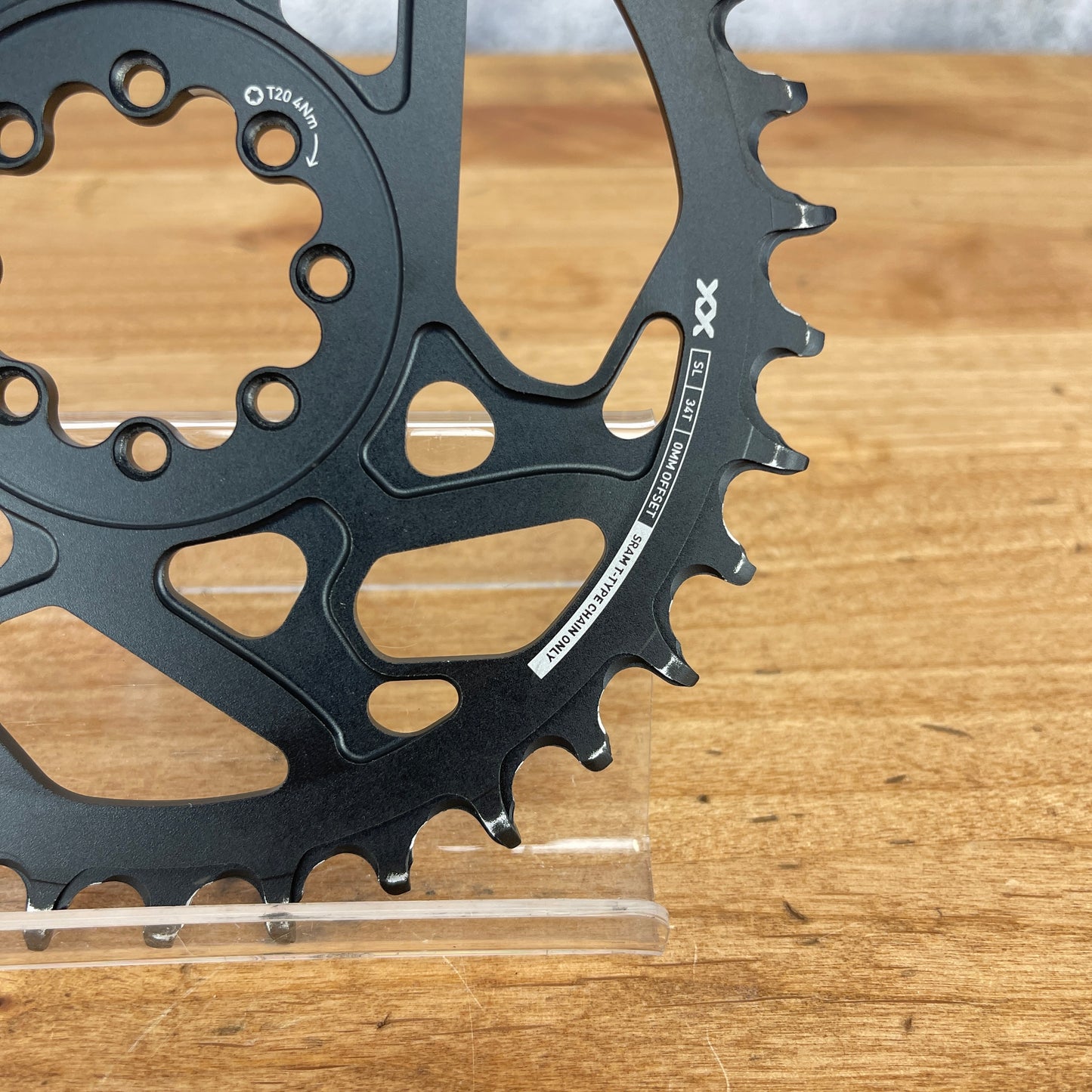 Low Mile! SRAM XX SL T-Type Eagle 34t 8-Bolt Direct-Mount Chainrings