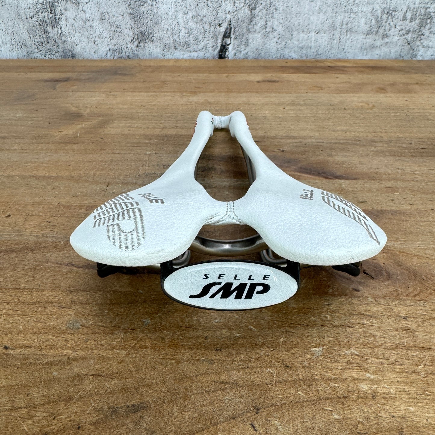 Selle SMP F20C s.i. White 135mm 7x7mm Steel Rails Bike Saddle 208g