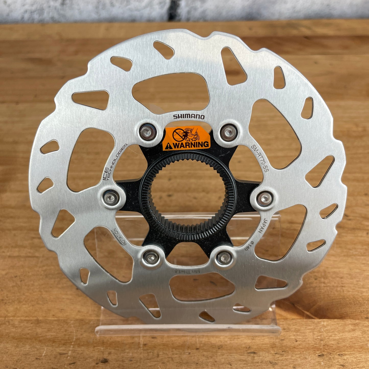 New! Single Shimano SM-RT70-SS 140mm Center-Lock Disc Brake Rotor 120g