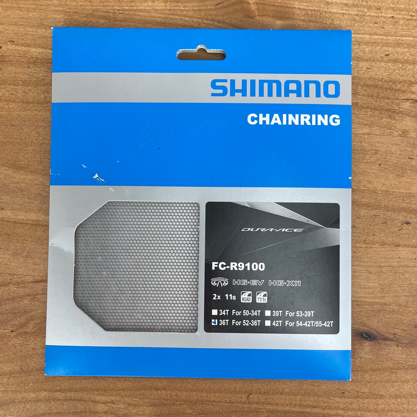 New! Single Shimano Dura-Ace FC-R9100 36t 110 BCD 11-Speed Chainring 30g