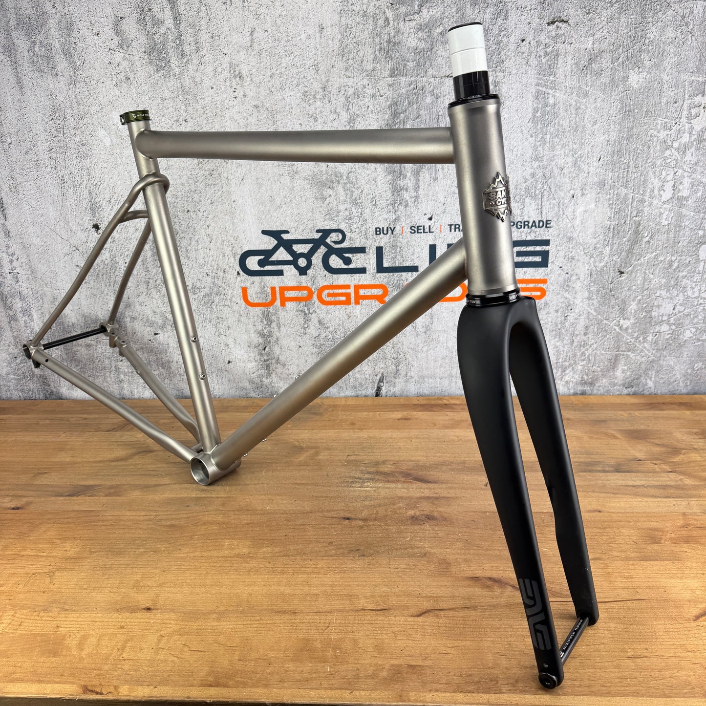 Mint! 2023 Sanitas Node XL 58cm Titanium Gravel Frameset 700c Enve Carbon Fork