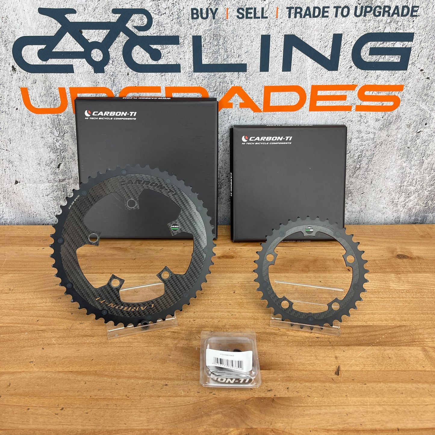 New! Carbon-Ti X-Carboring Evo 11/12-speed 52/36t Chainrings 5-Bolt 110BCD