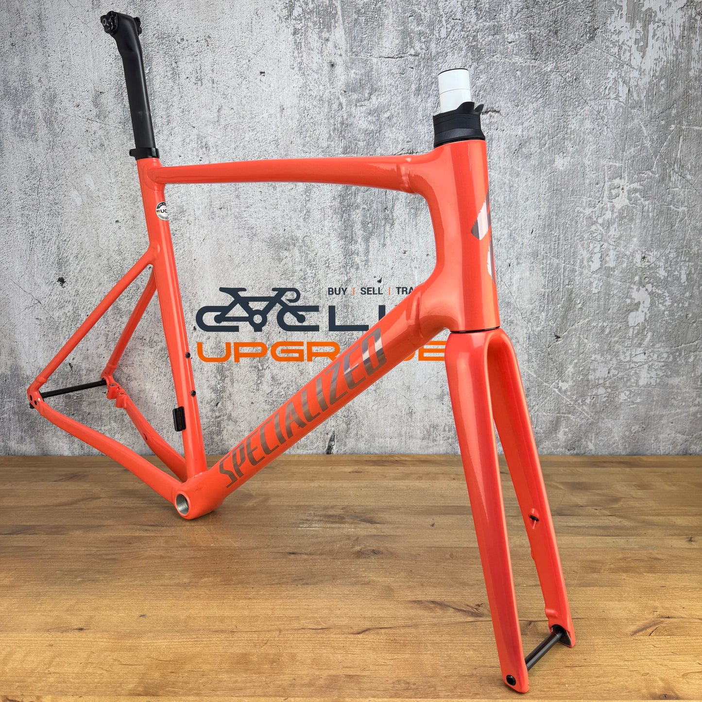 Low Mile! 2023 Specialized Allez Sprint 61cm Alloy Disc Brake BIke Frameset 700c
