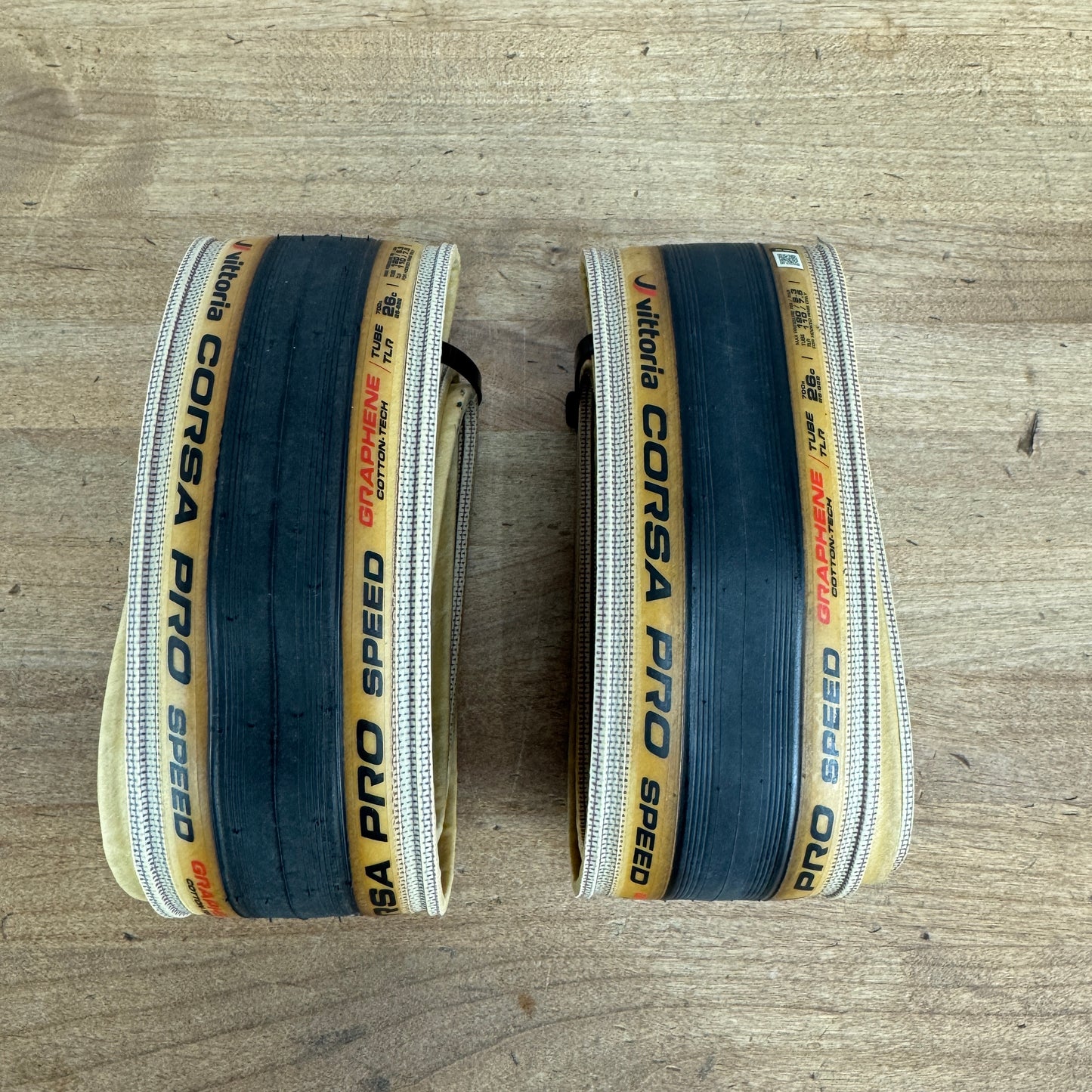 New Takeoff! Pair Vittoria Corsa Pro Speed Graphene TLR 700c x 26mm Road Tires