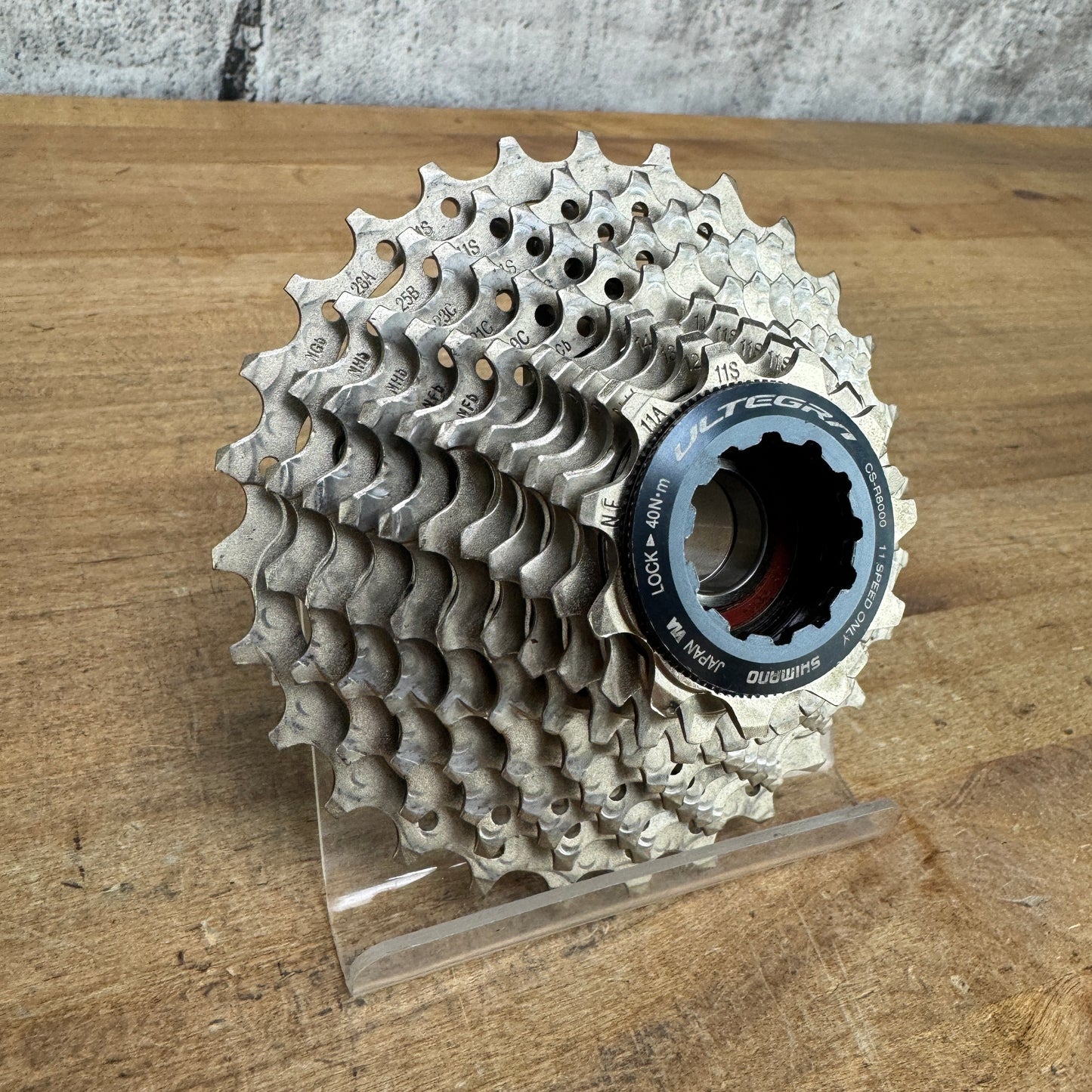 Shimano Ultegra CS-R8000 11-28t 11-Speed Bike Cassette 245g "Typical Wear"