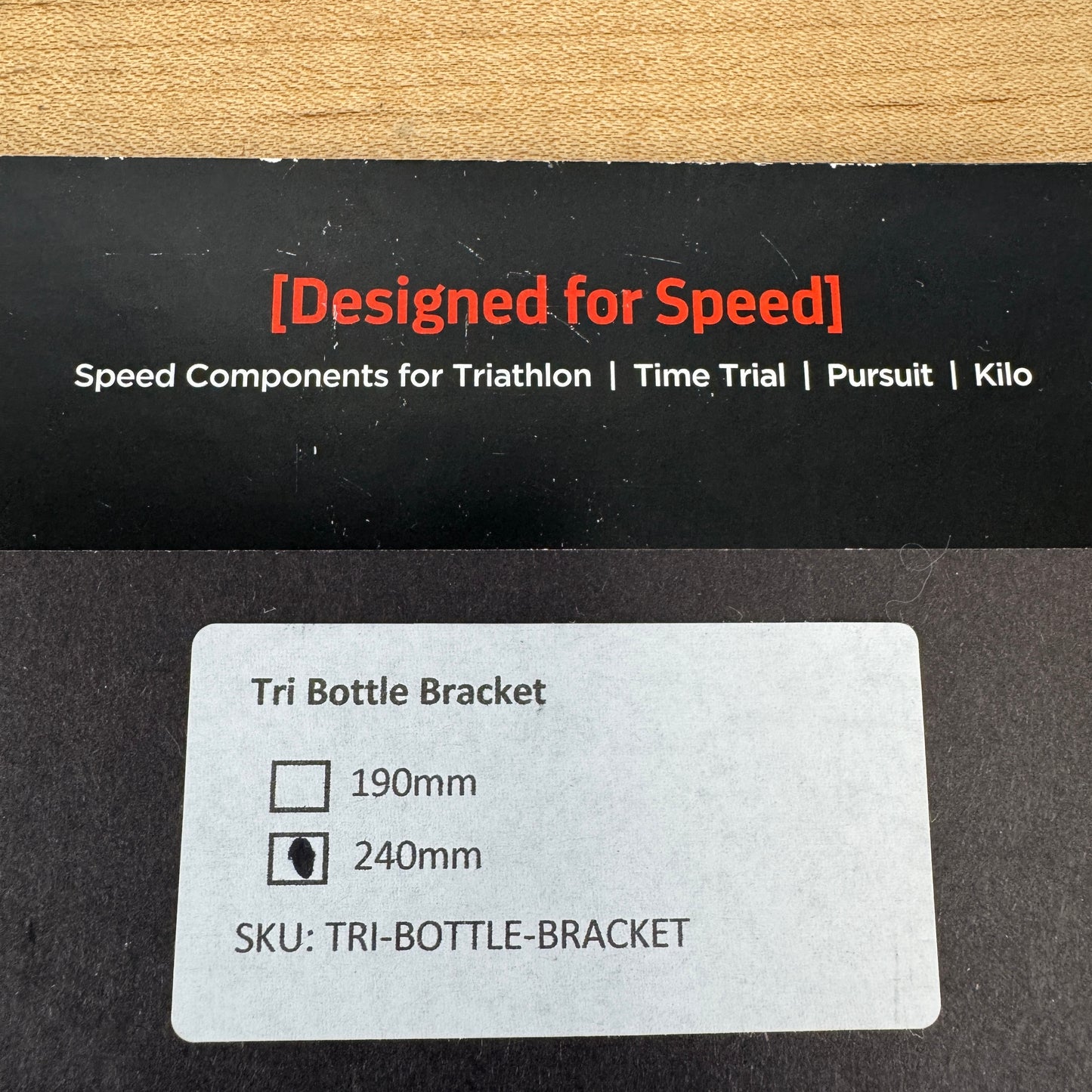 New! Fast TT Tri BTA Bottle Mount Bracket 240mm TT/Triathlon Cockpit MSRP $161
