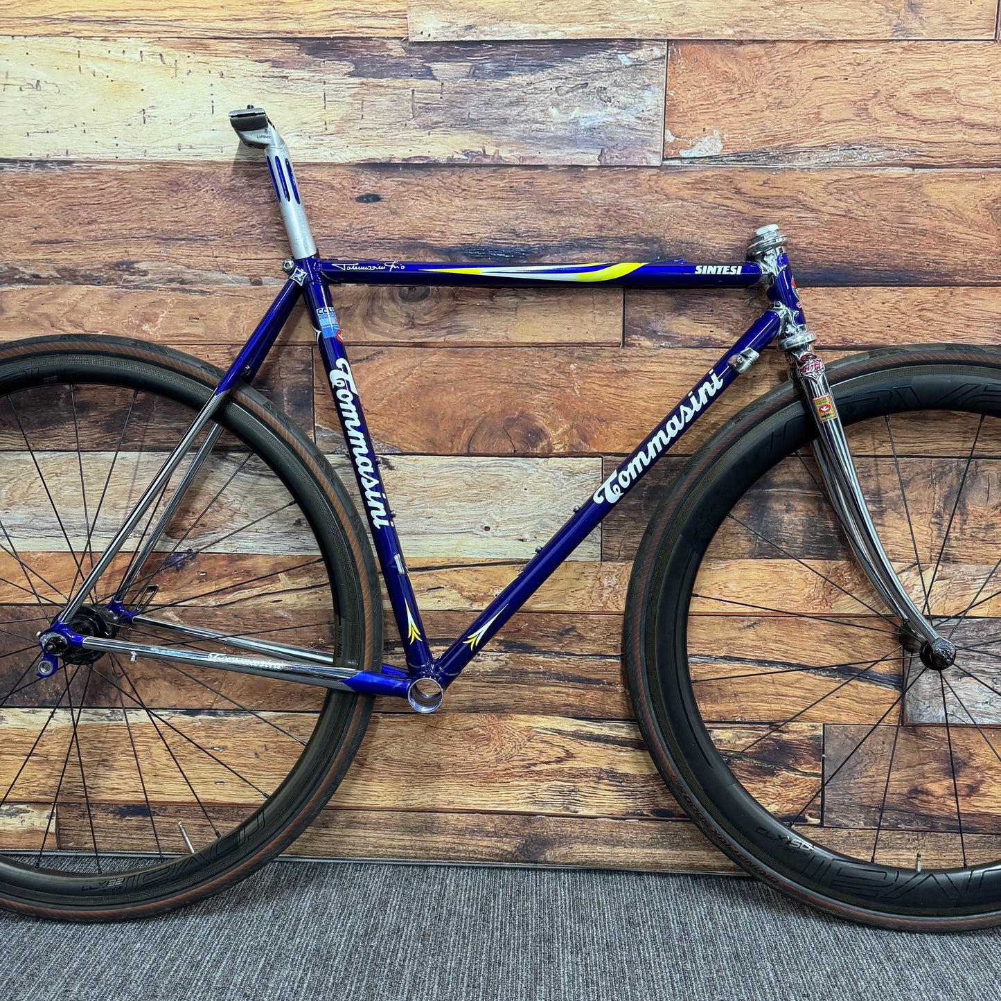 Vintage! 90s Tommasini Sistesi Columbus Neuro 52cm Rim Brake Steel Frameset 700c