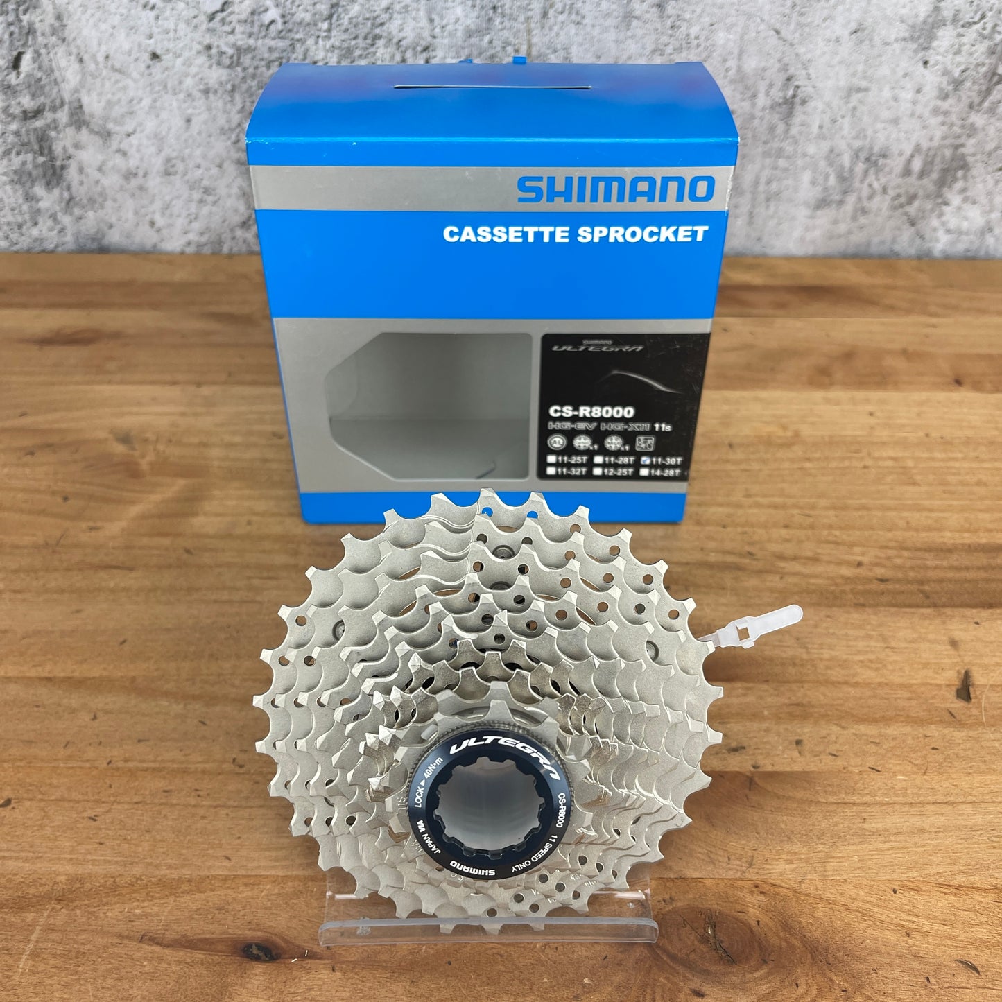 New! Shimano Ultegra CS-R8000 11-30t 11-Speed Bike Cassette 270g