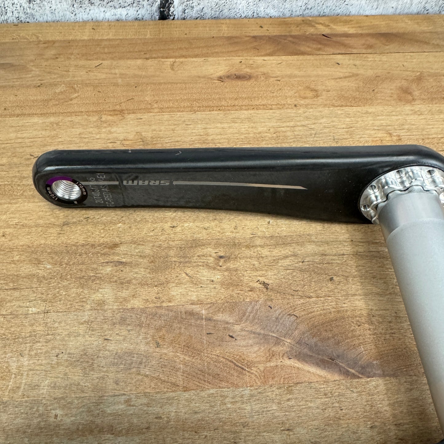 SRAM Red AXS XPLR E1 170mm Carbon 8-Bolt Crankset Crank Arms DUB Wide 311g