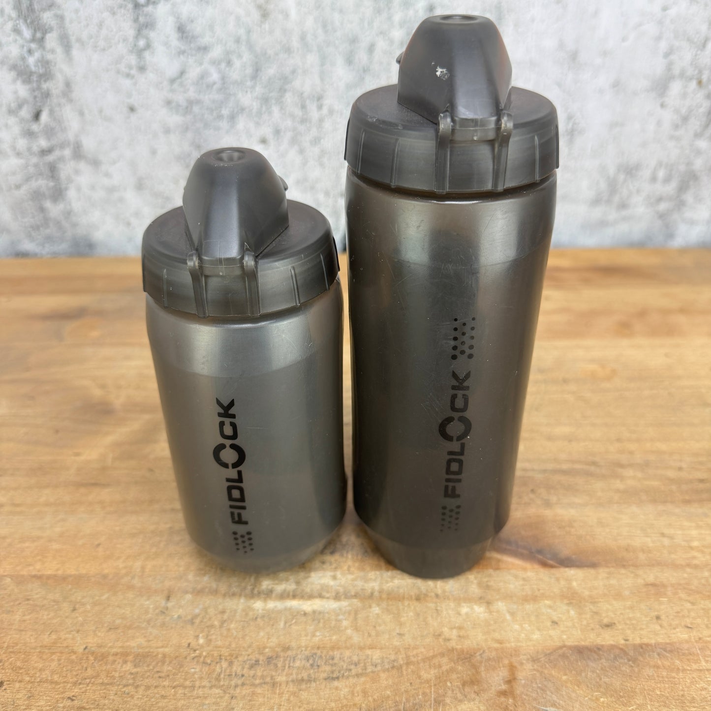Fidlock Twist Bottle 590/450ml 20/15oz Pair Bike Water Bottles w/ Mounts 262g